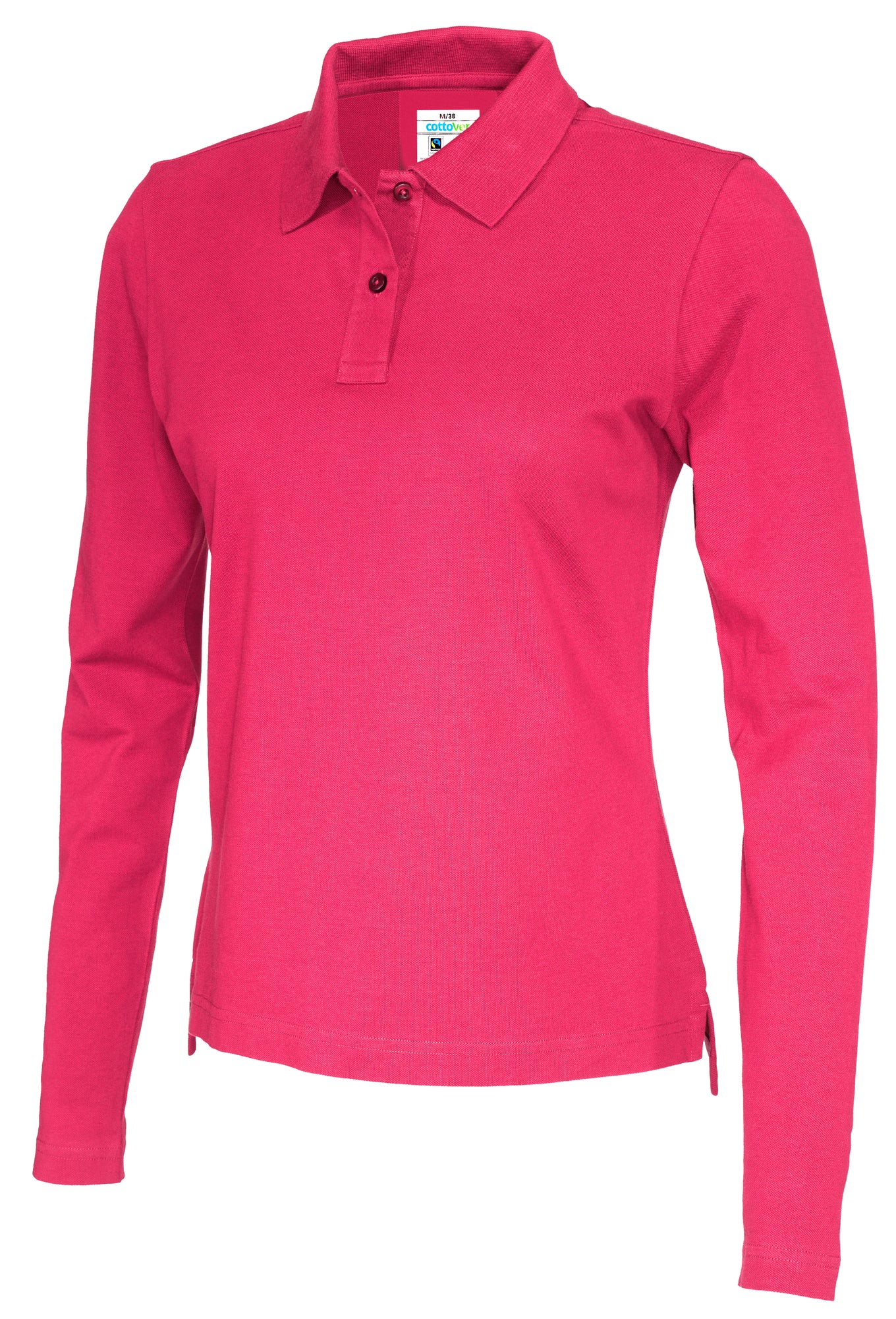 Pique LS Lady Dark Cerise