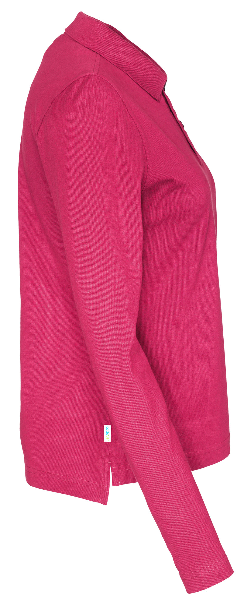 Pique LS Lady Dark Cerise