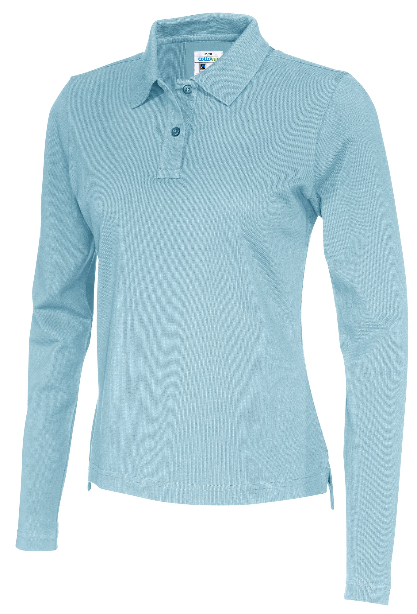 Pique LS Lady Sky Blue