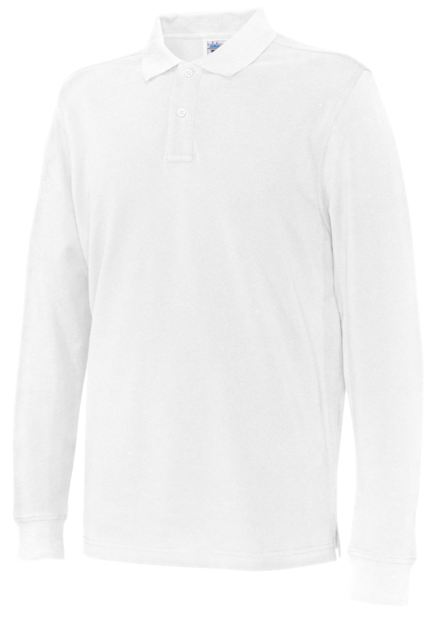 Pique LS Man White
