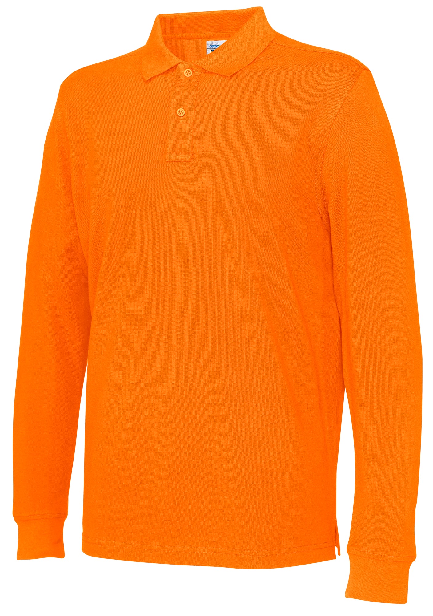 Pique LS Man Orange