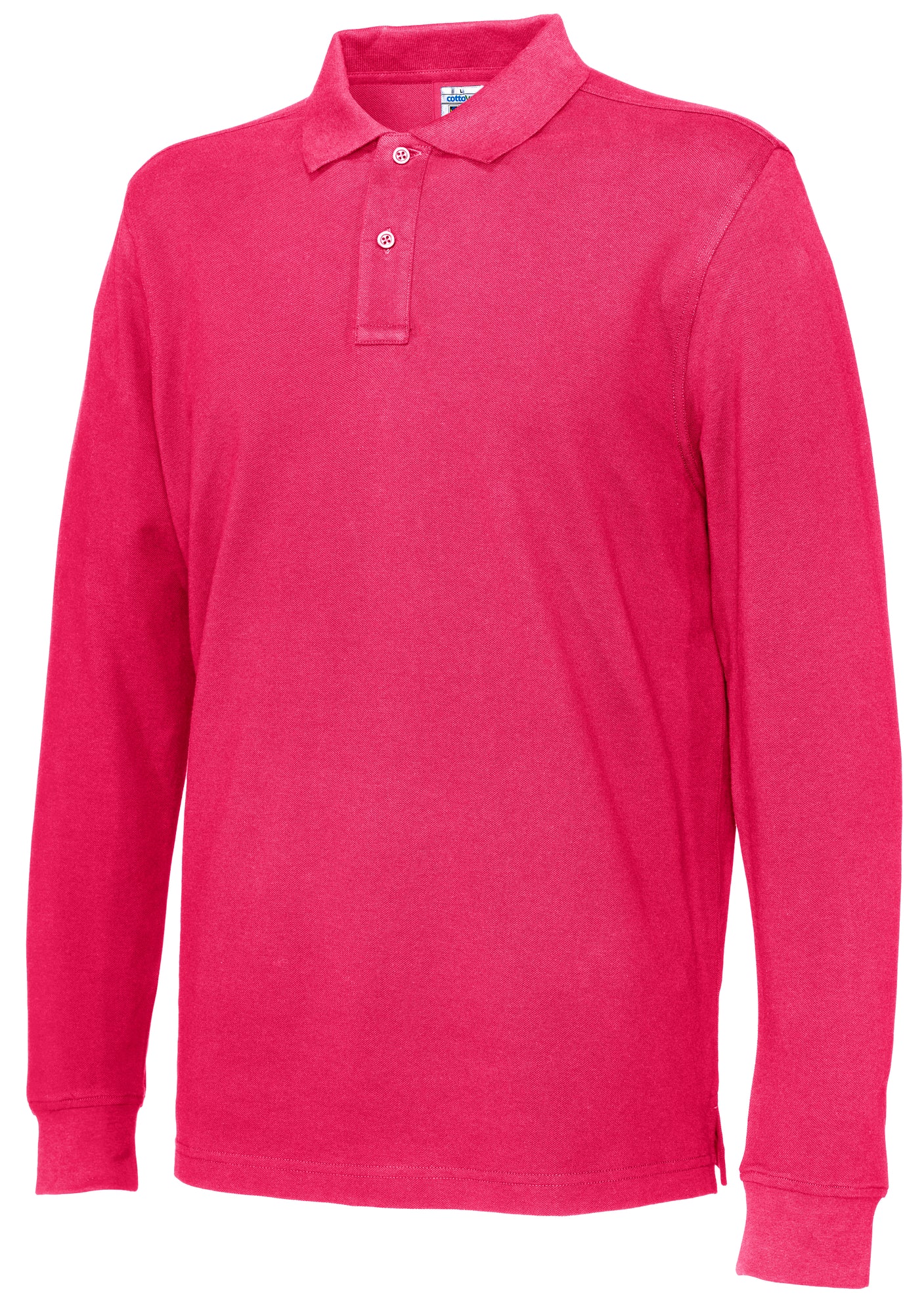 Pique LS Man Dark Cerise