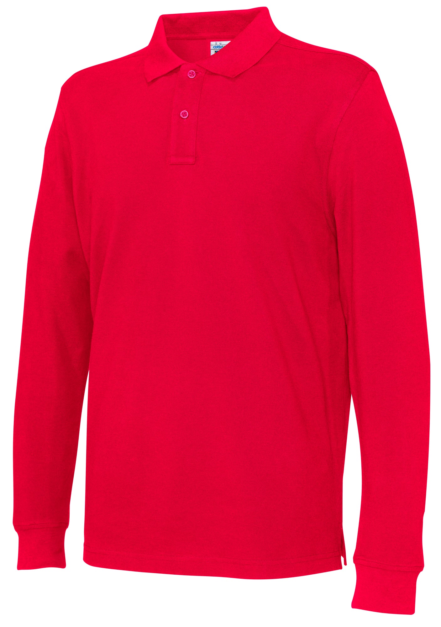 Pique LS Man Red
