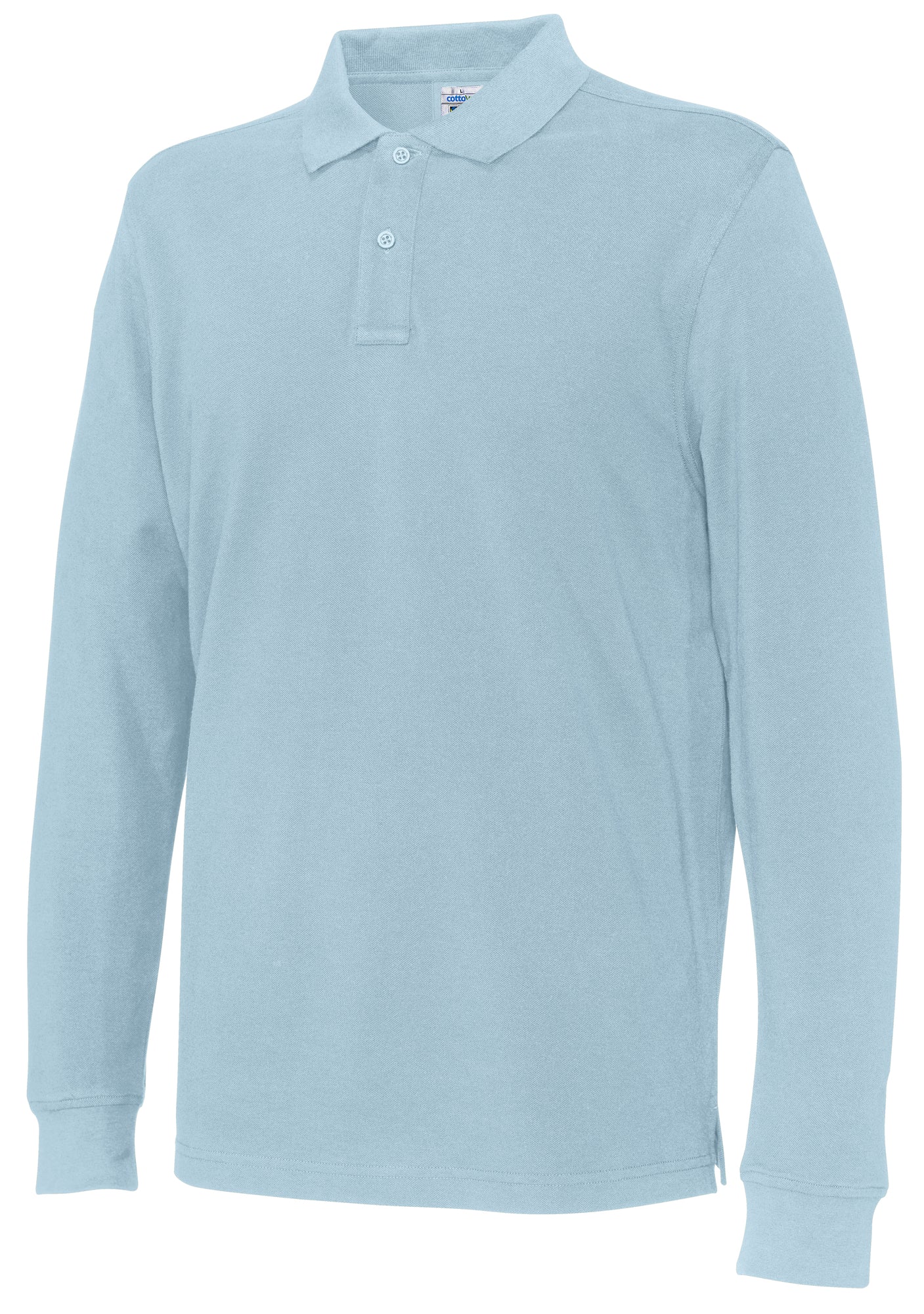 Pique LS Man Sky Blue