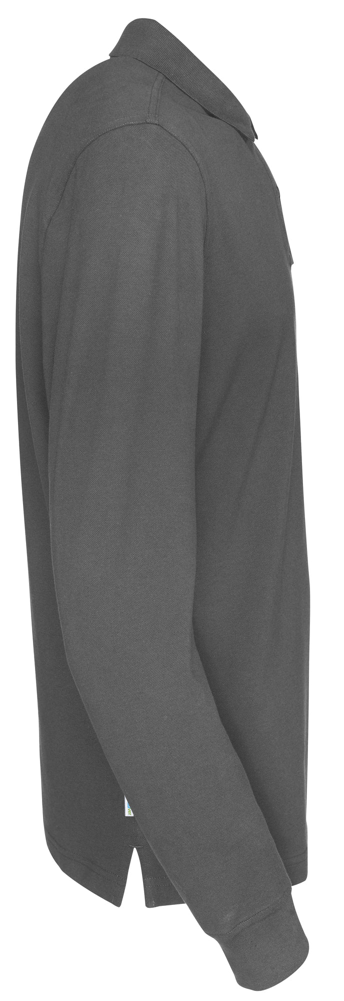Pique LS Man Charcoal