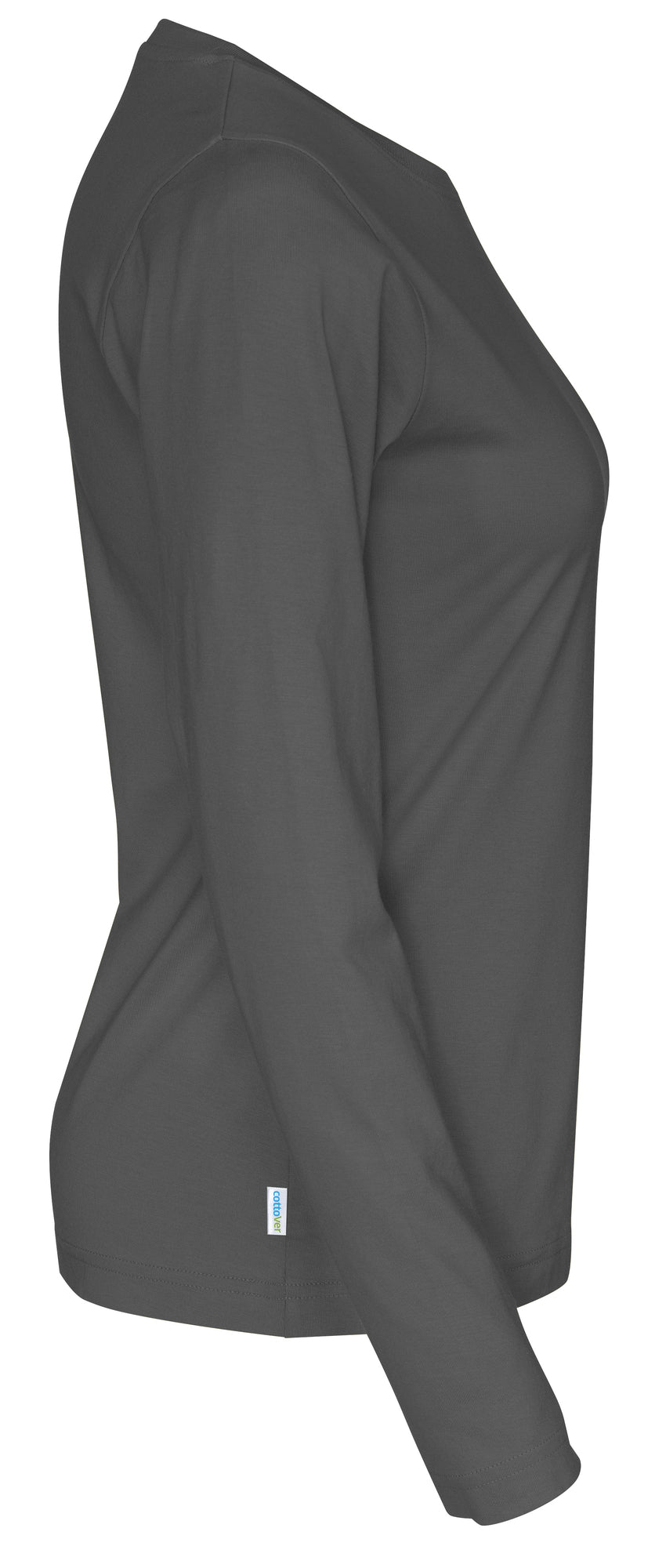 T-Shirt LS Lady Charcoal