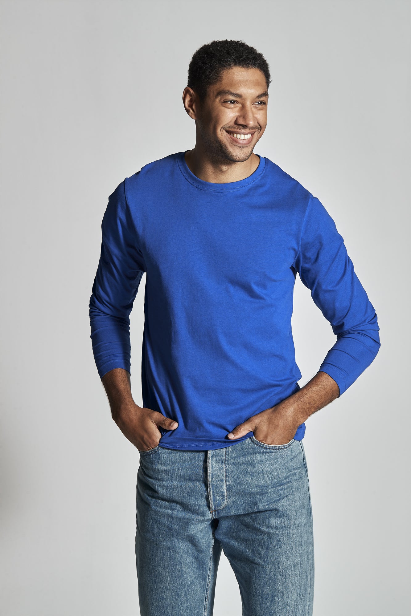 T-Shirt LS Man Royal Blue