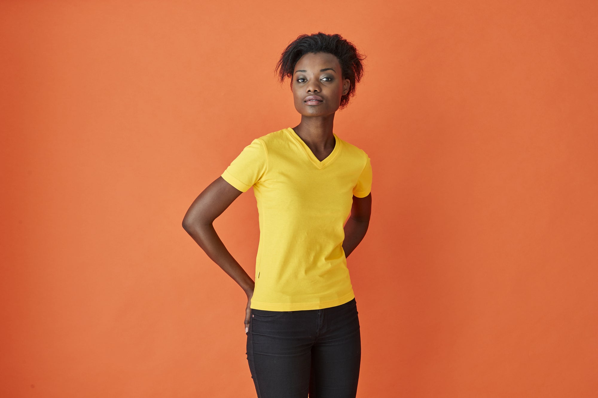 T-Shirt V-Neck Lady