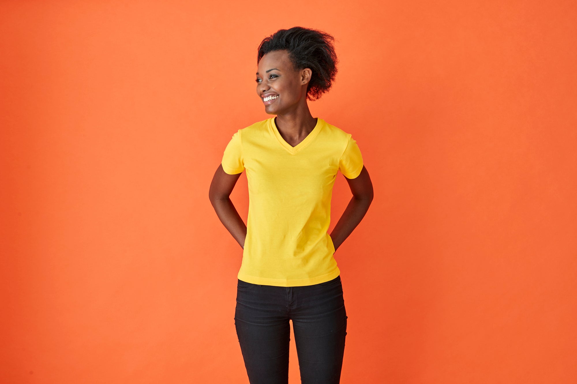 T-Shirt V-Neck Lady