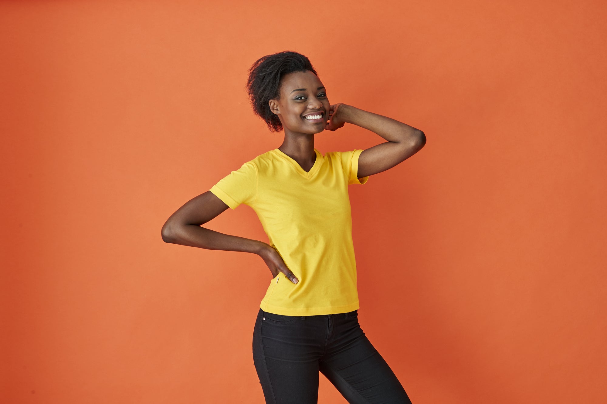 T-Shirt V-Neck Lady