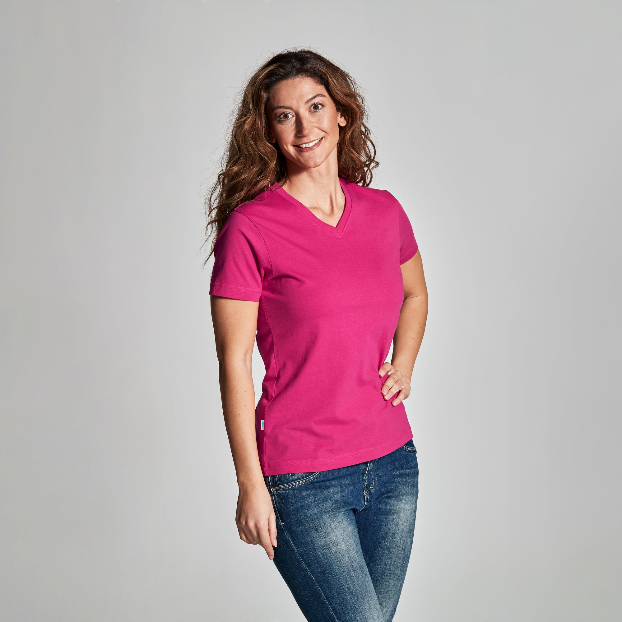 T-Shirt V-Neck Lady