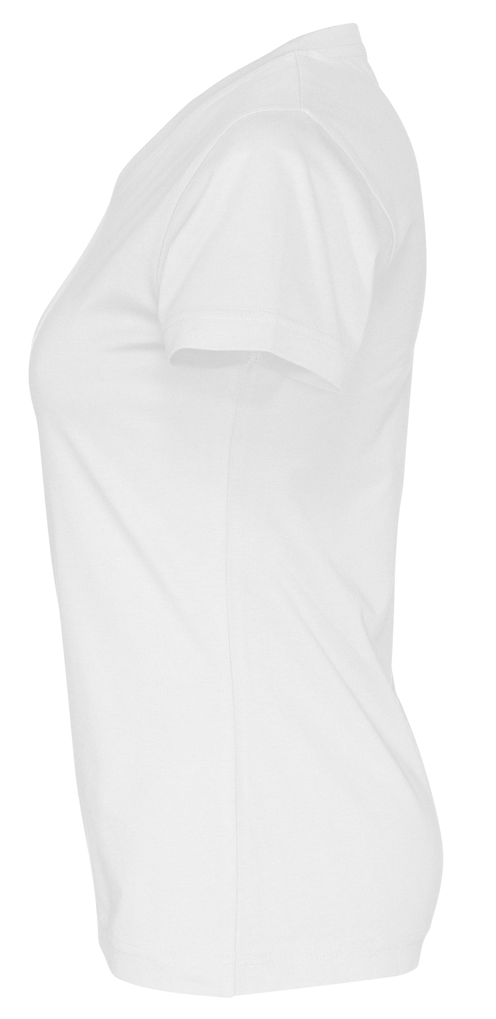T-Shirt V-Neck Lady White