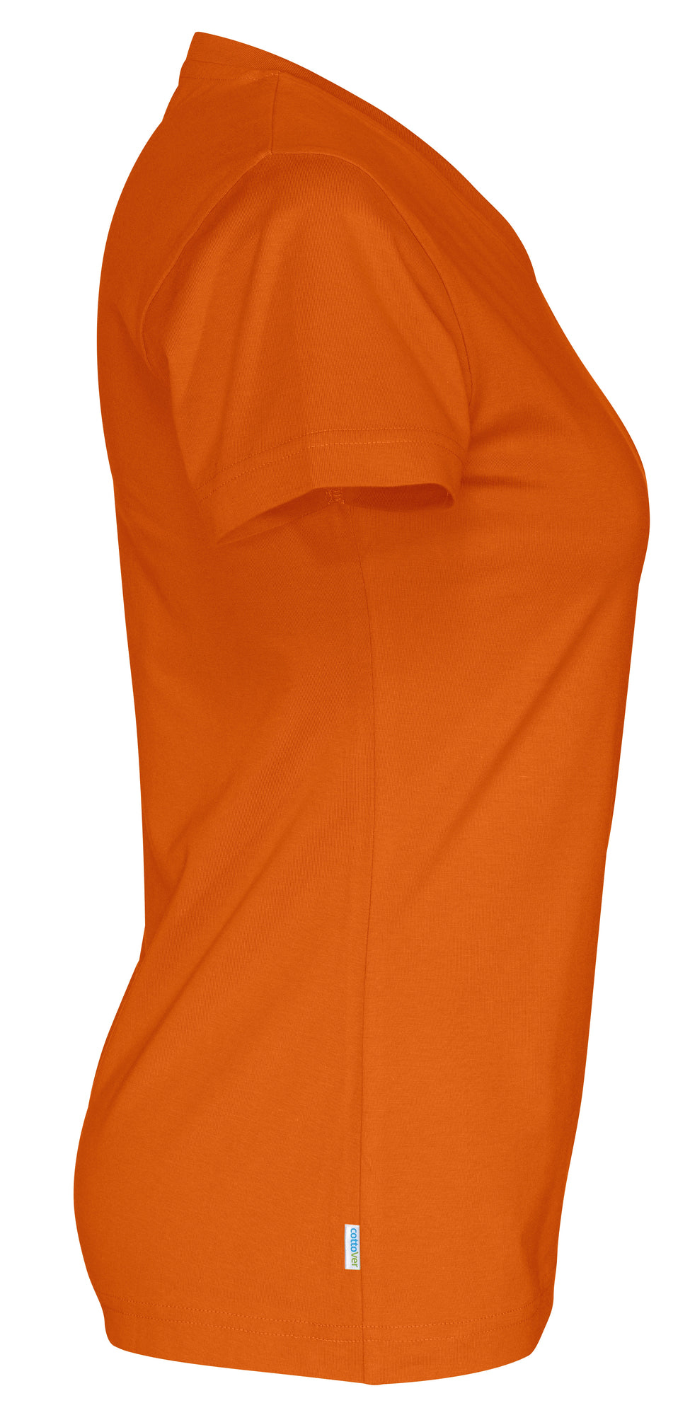 T-Shirt V-Neck Lady Orange