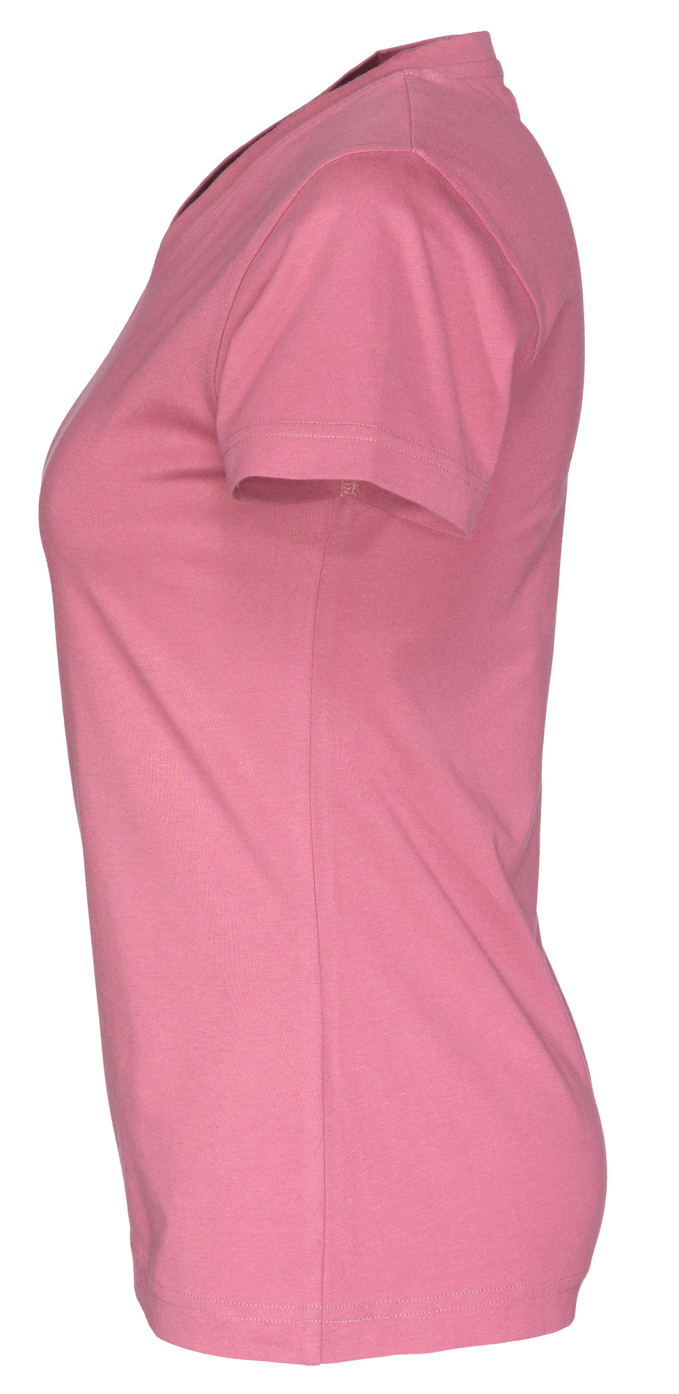 T-Shirt V-Neck Lady Pink