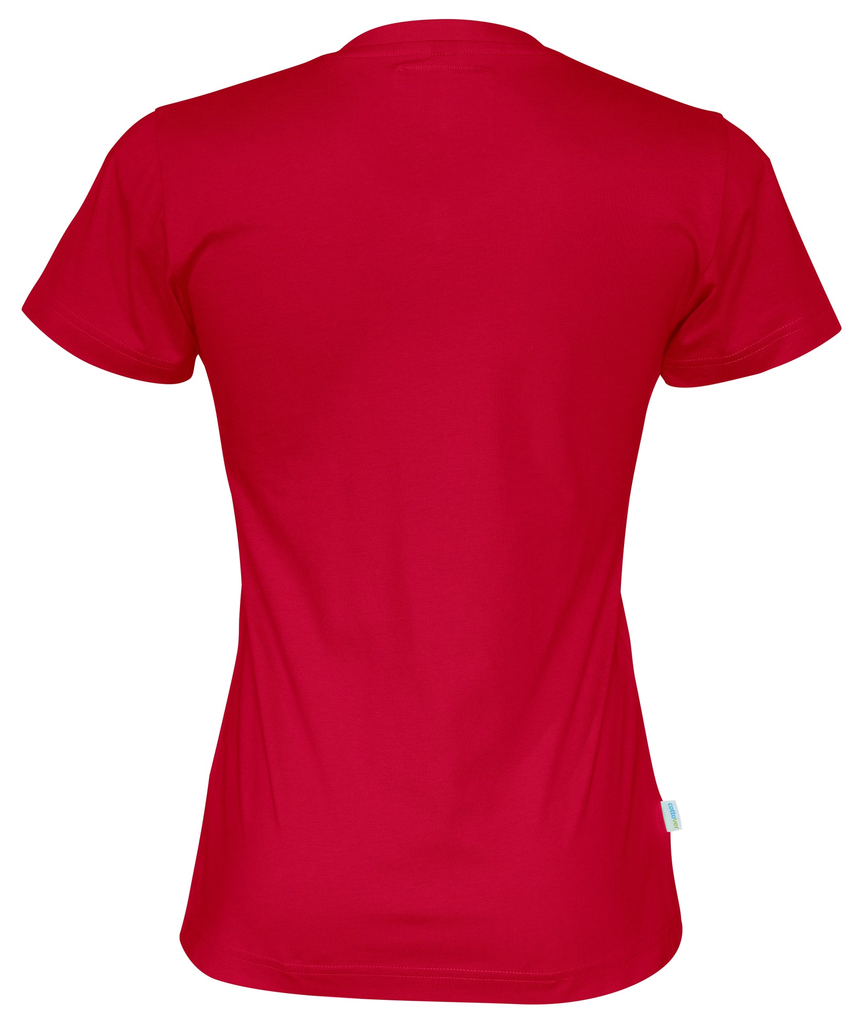 T-Shirt V-Neck Lady Red
