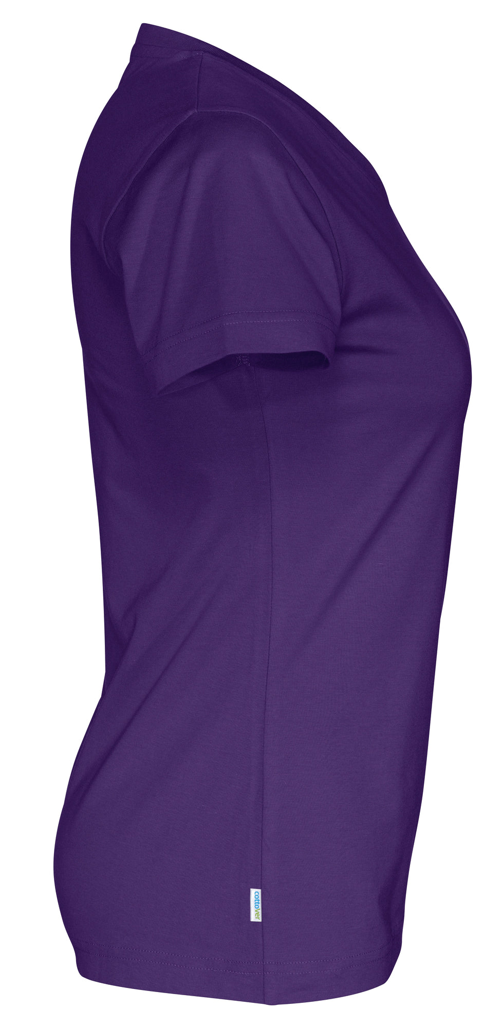 T-Shirt V-Neck Lady Purple