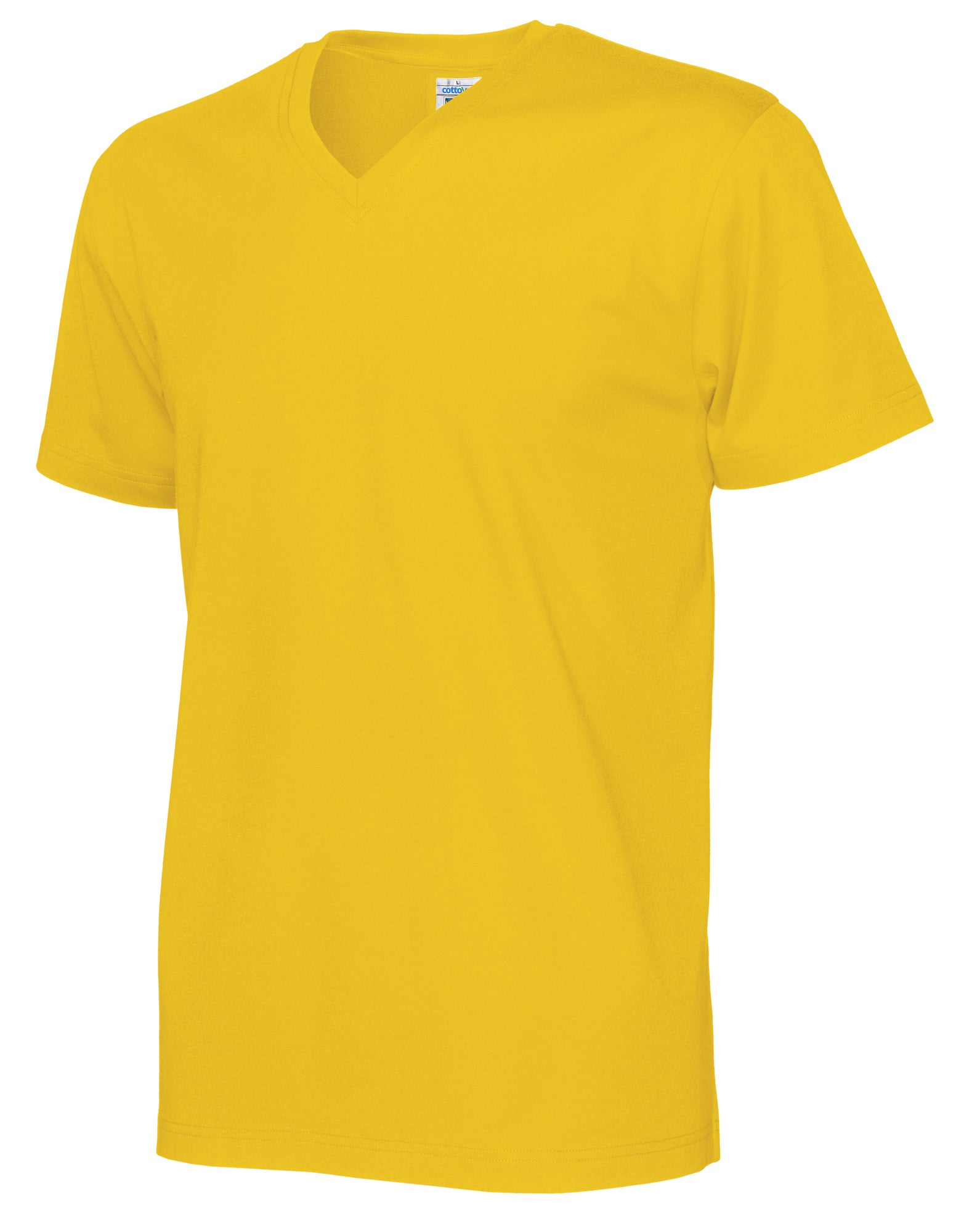 T-Shirt V-Neck Man Yellow