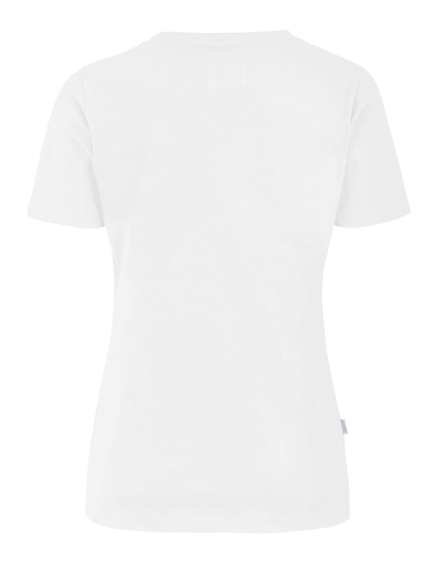 Stretch V-Neck Lady White