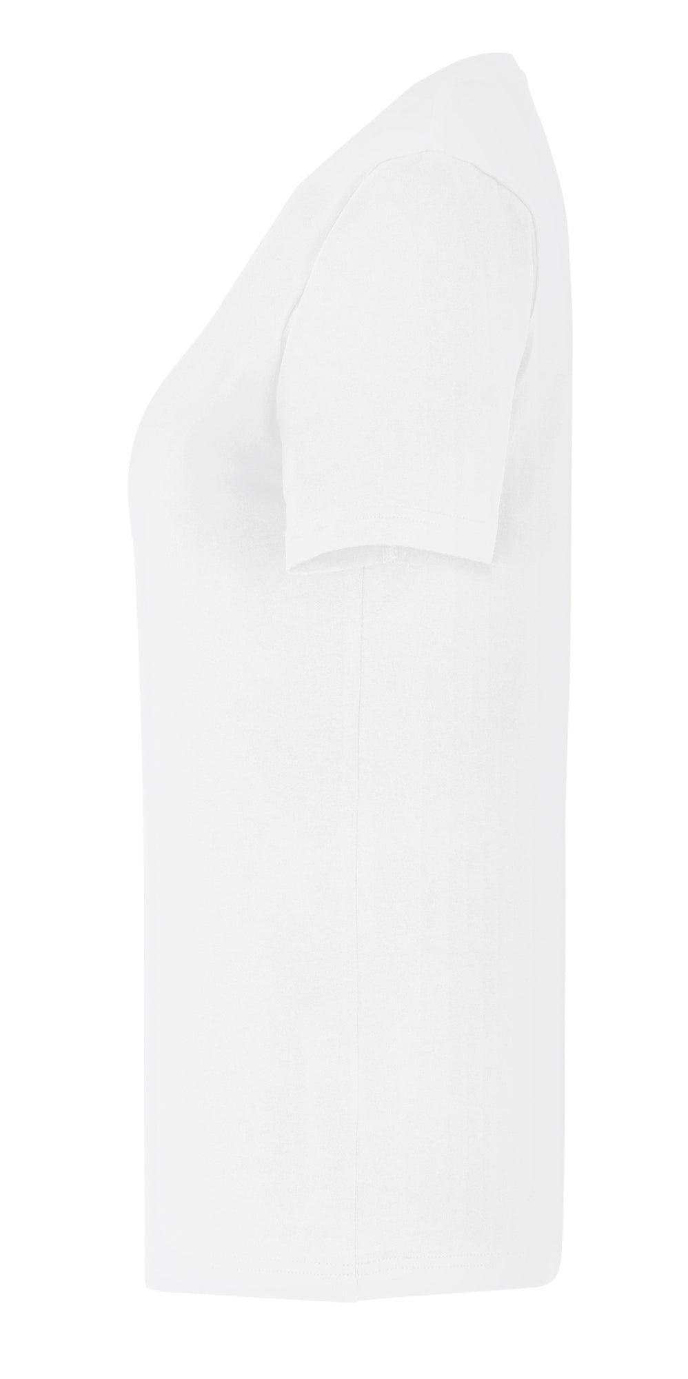 Stretch V-Neck Lady White