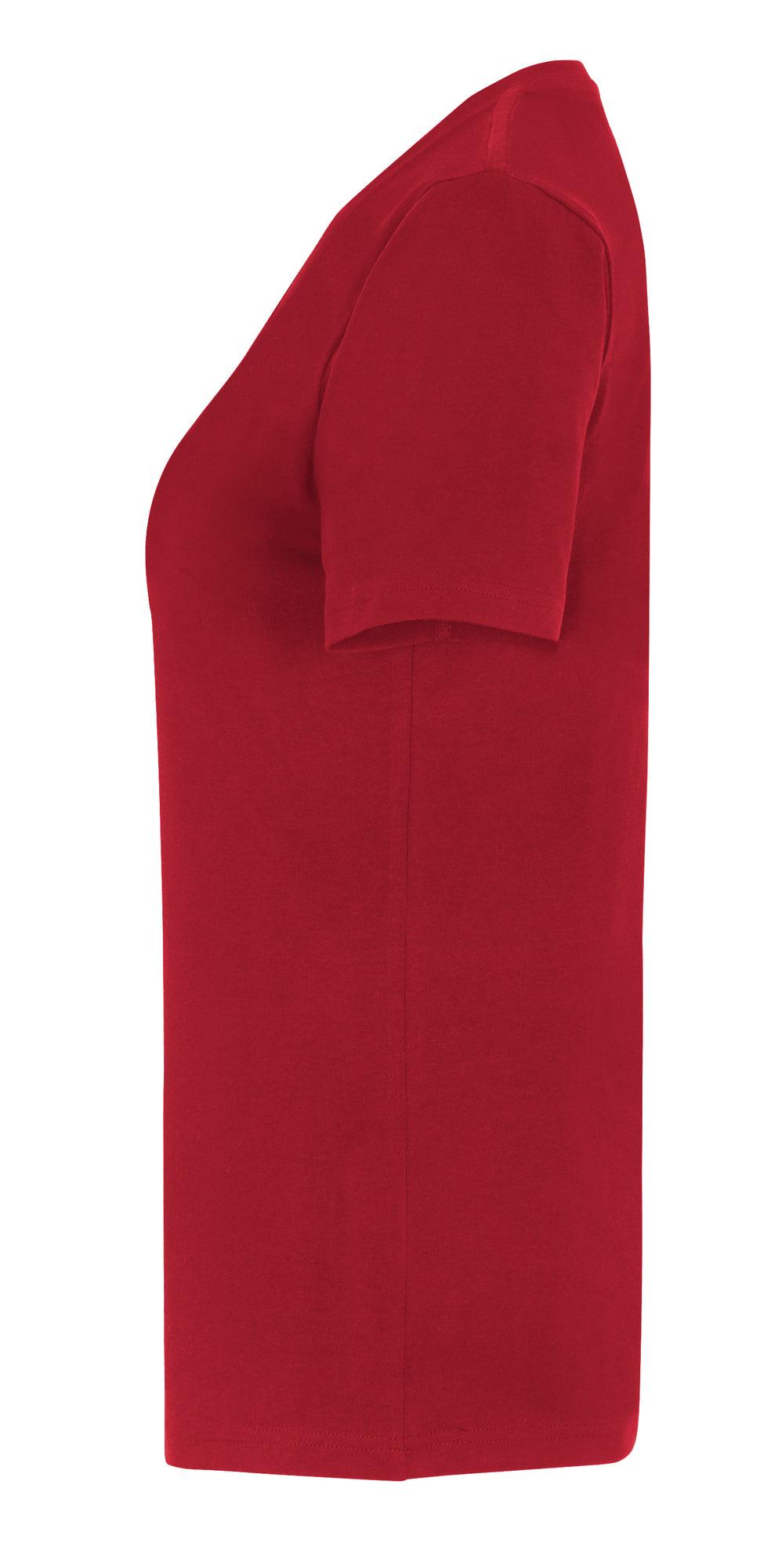 Stretch V-Neck Lady Red