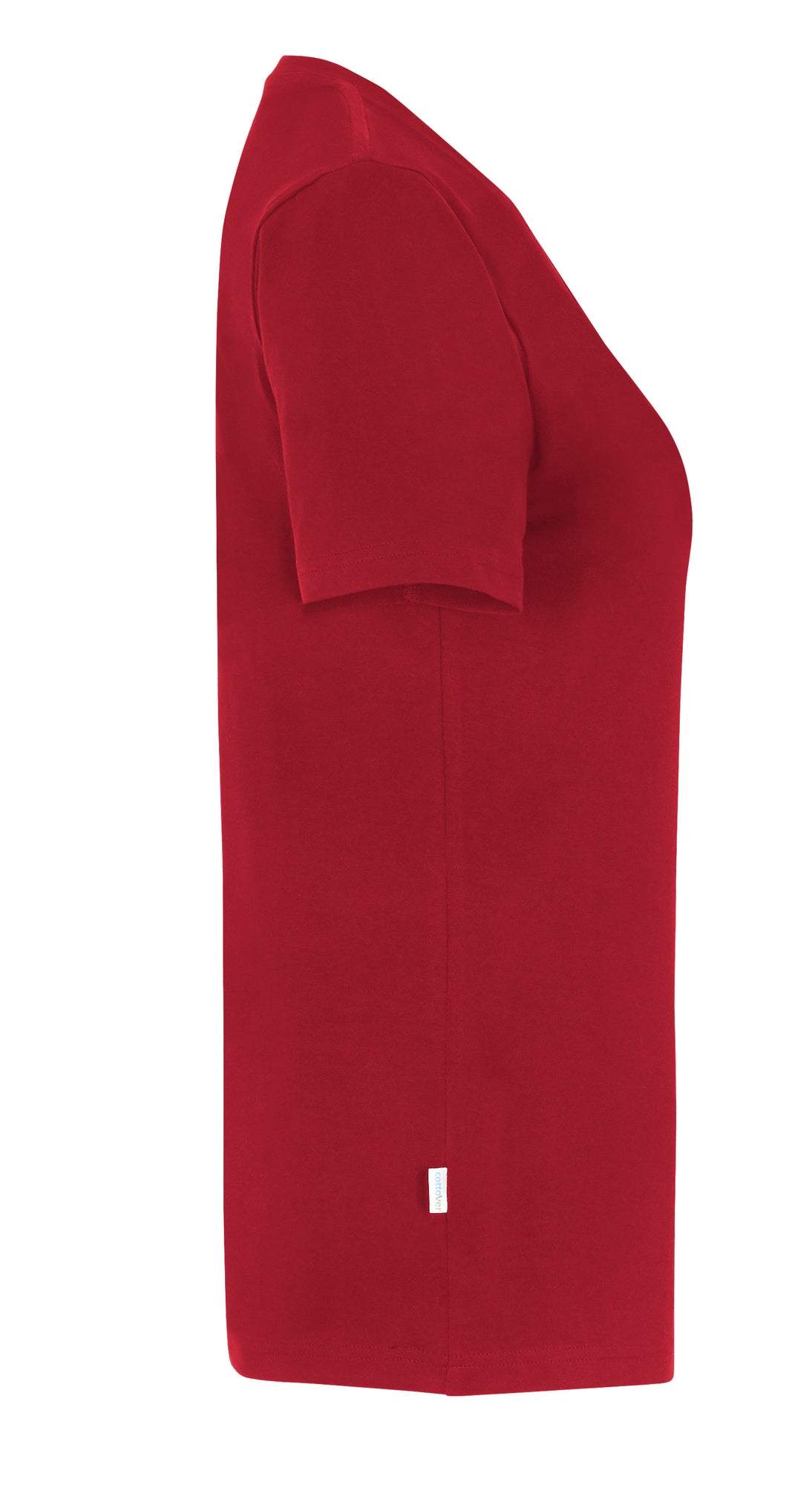Stretch V-Neck Lady Red