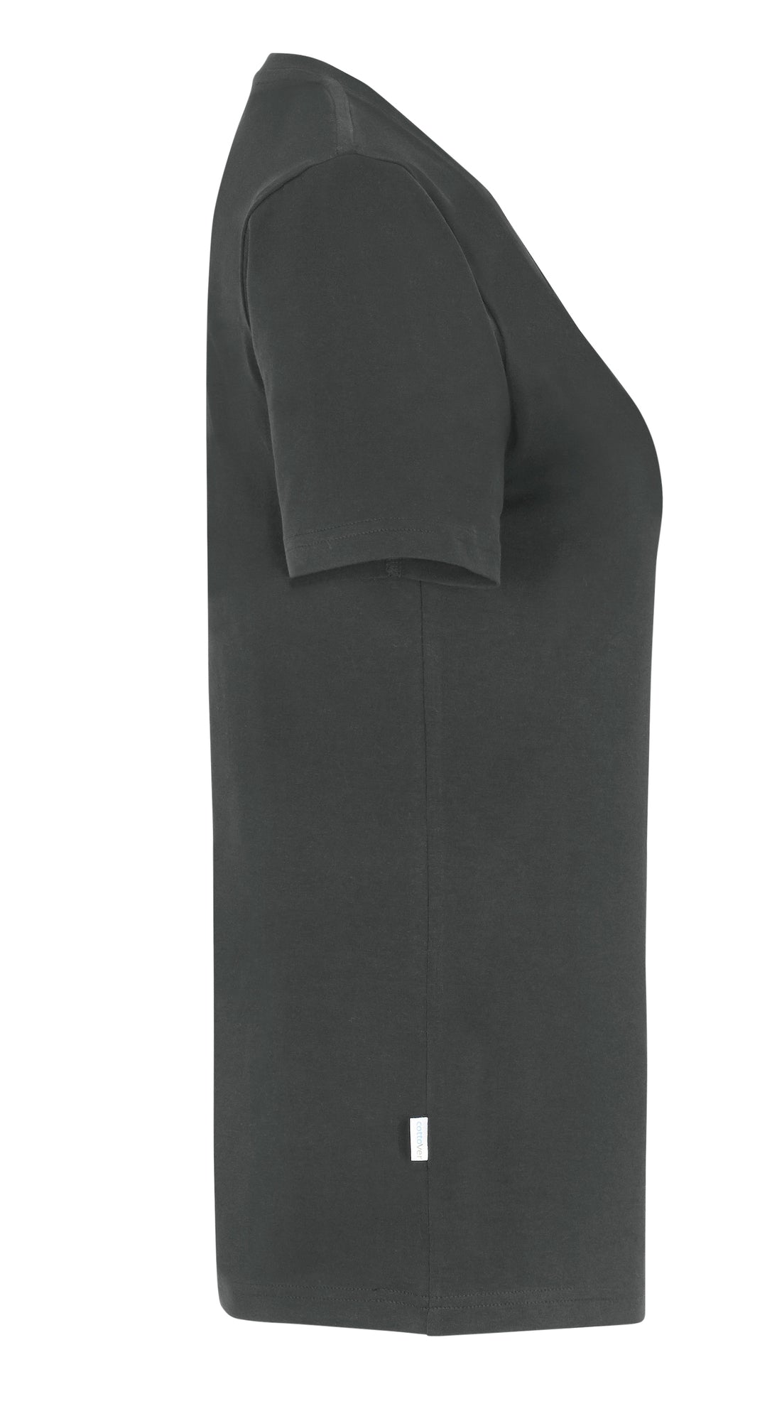 Stretch V-Neck Lady Charcoal