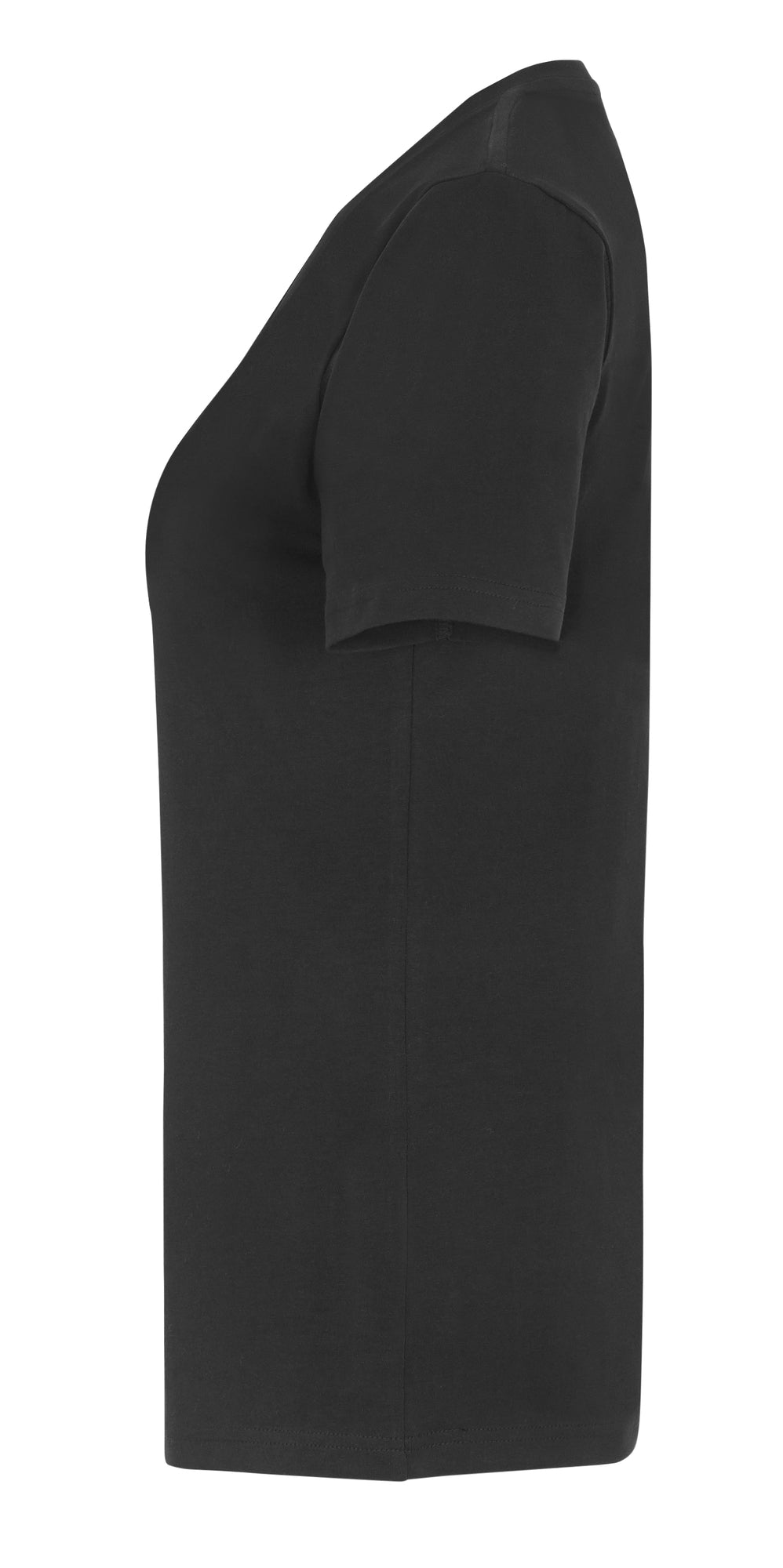 Stretch V-Neck Lady Black