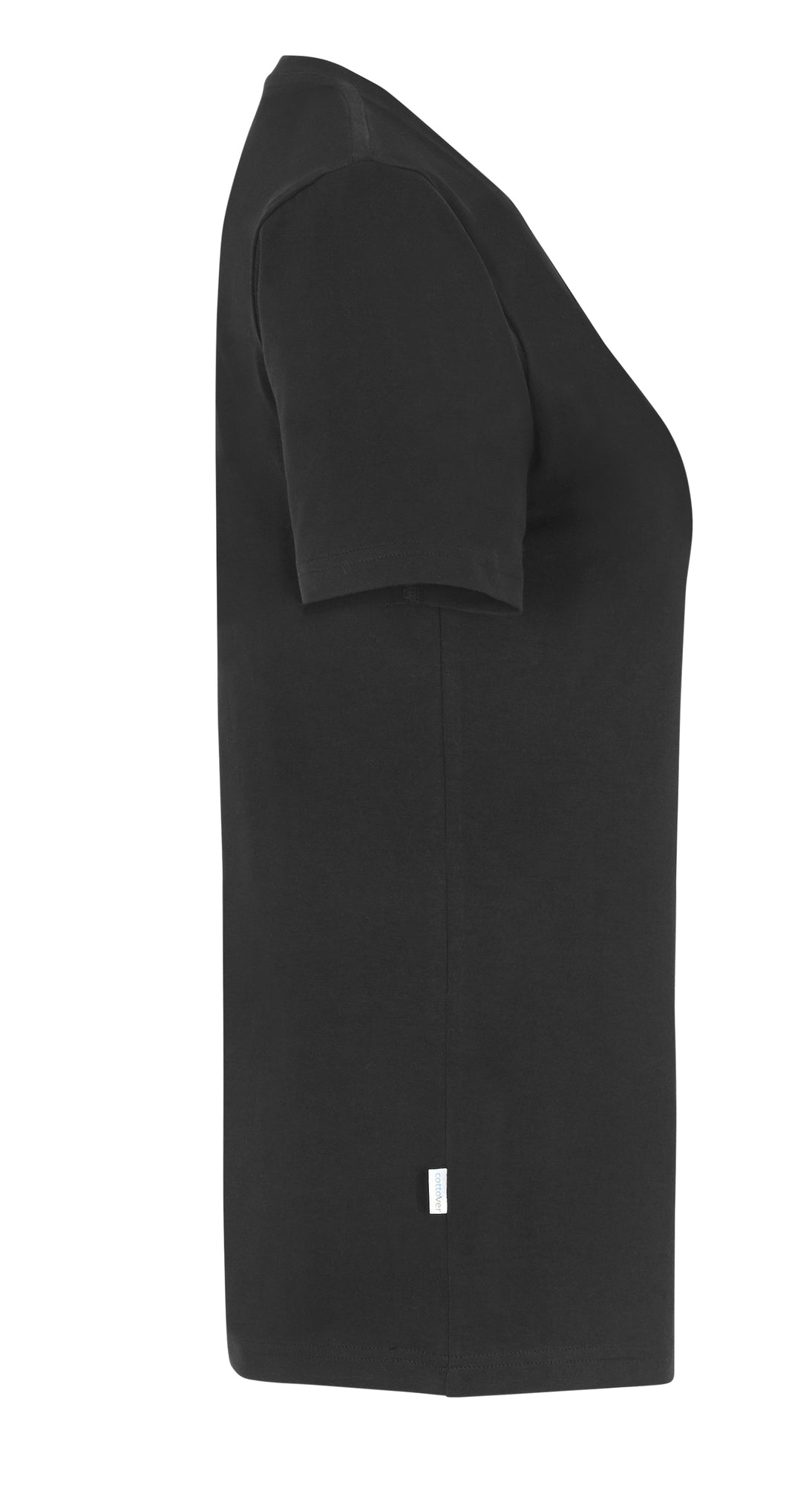 Stretch V-Neck Lady Black