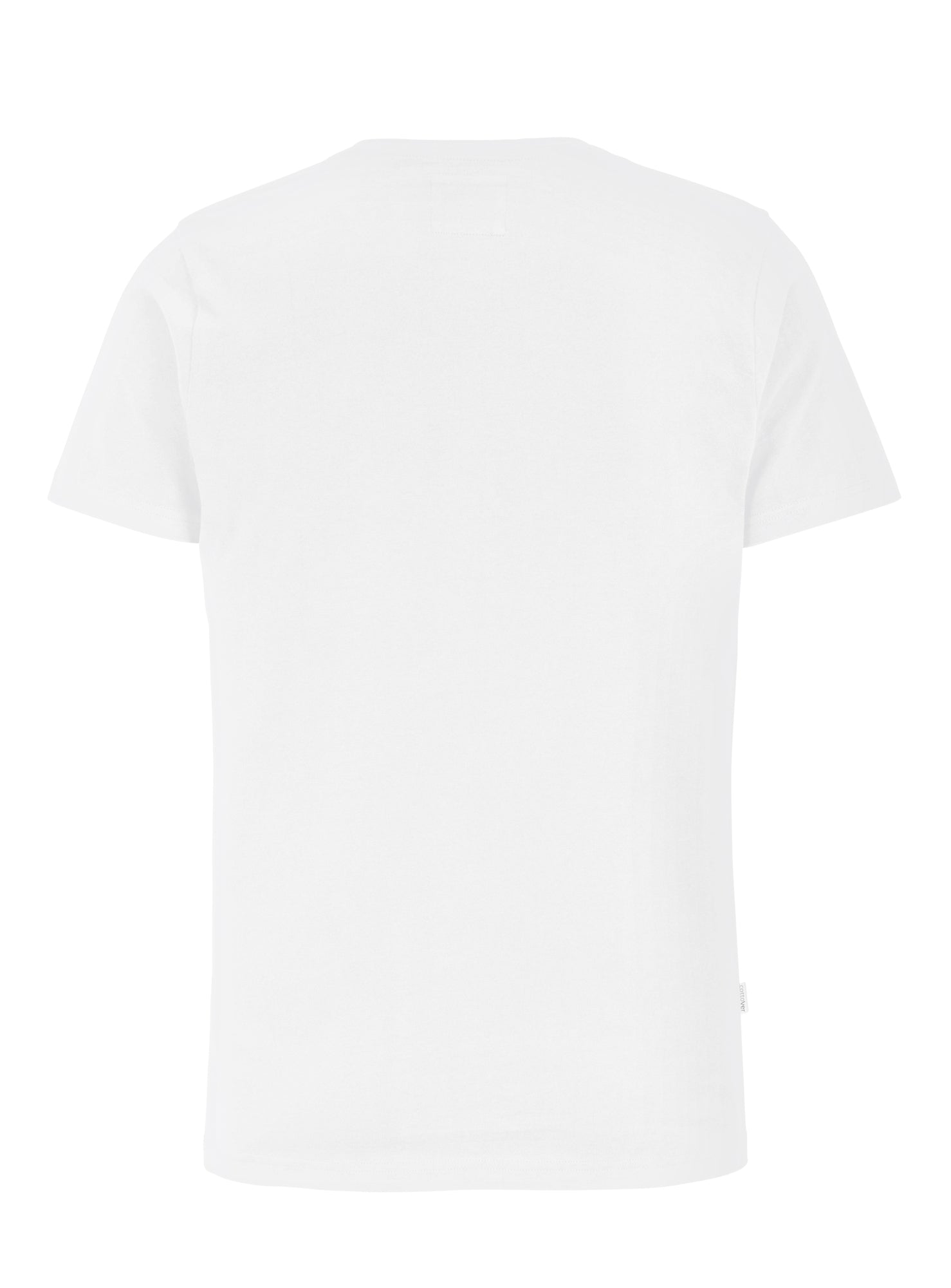 Stretch R-Neck Man White