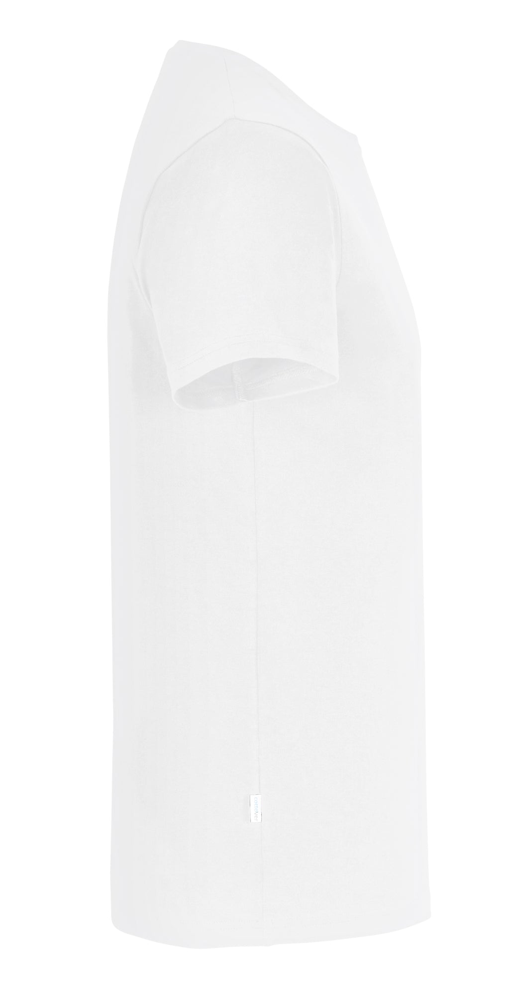 Stretch R-Neck Man White
