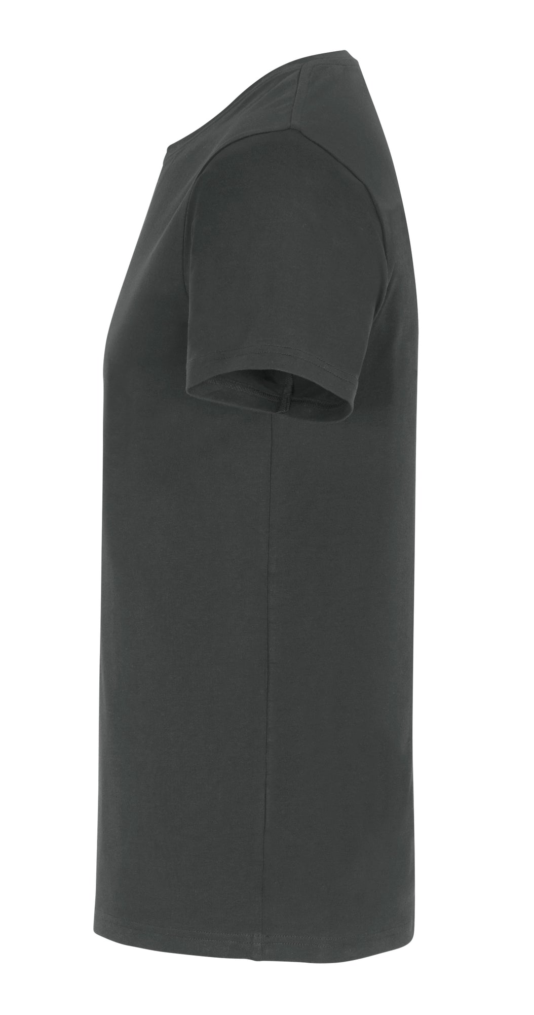 Stretch R-Neck Man Charcoal