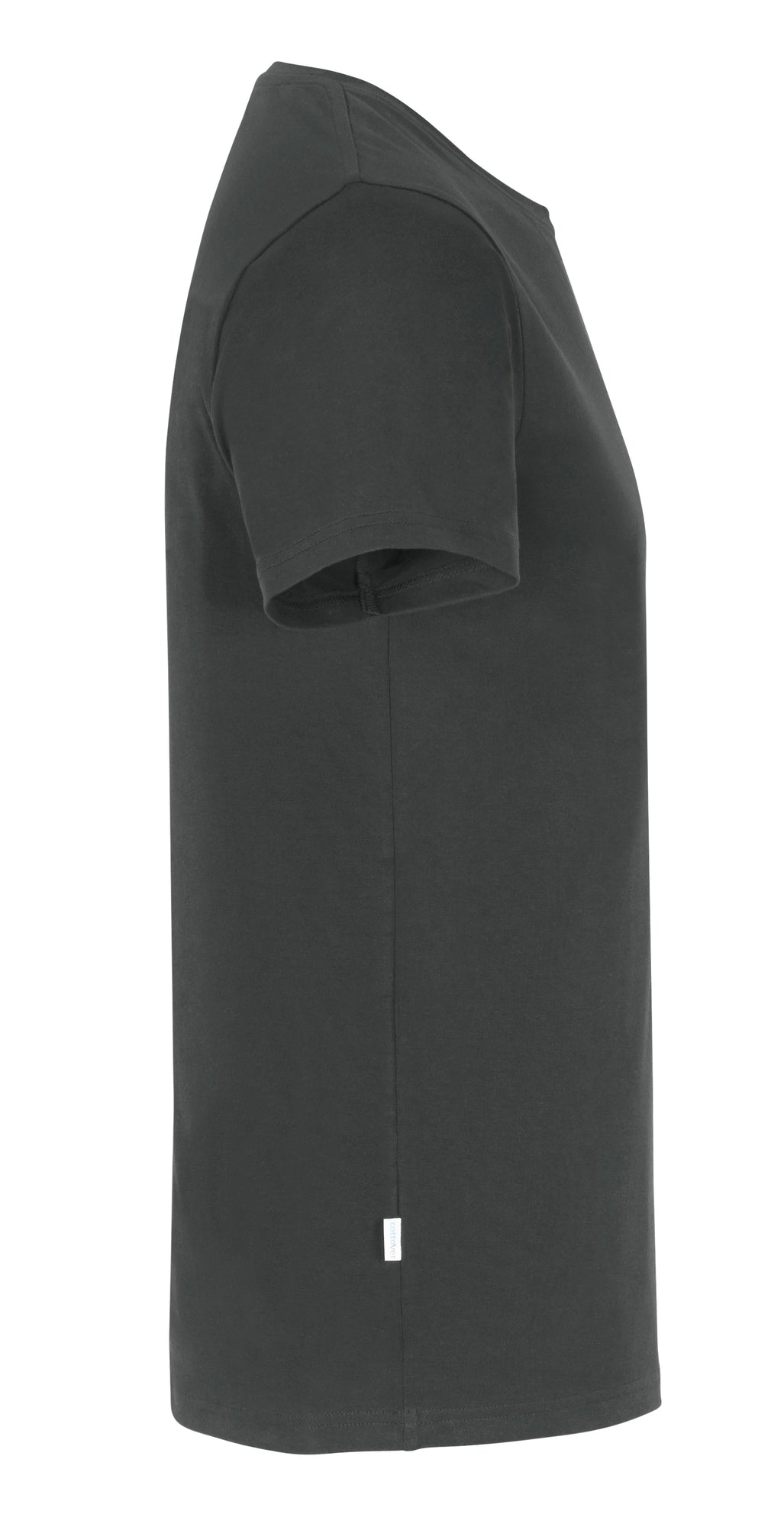Stretch R-Neck Man Charcoal