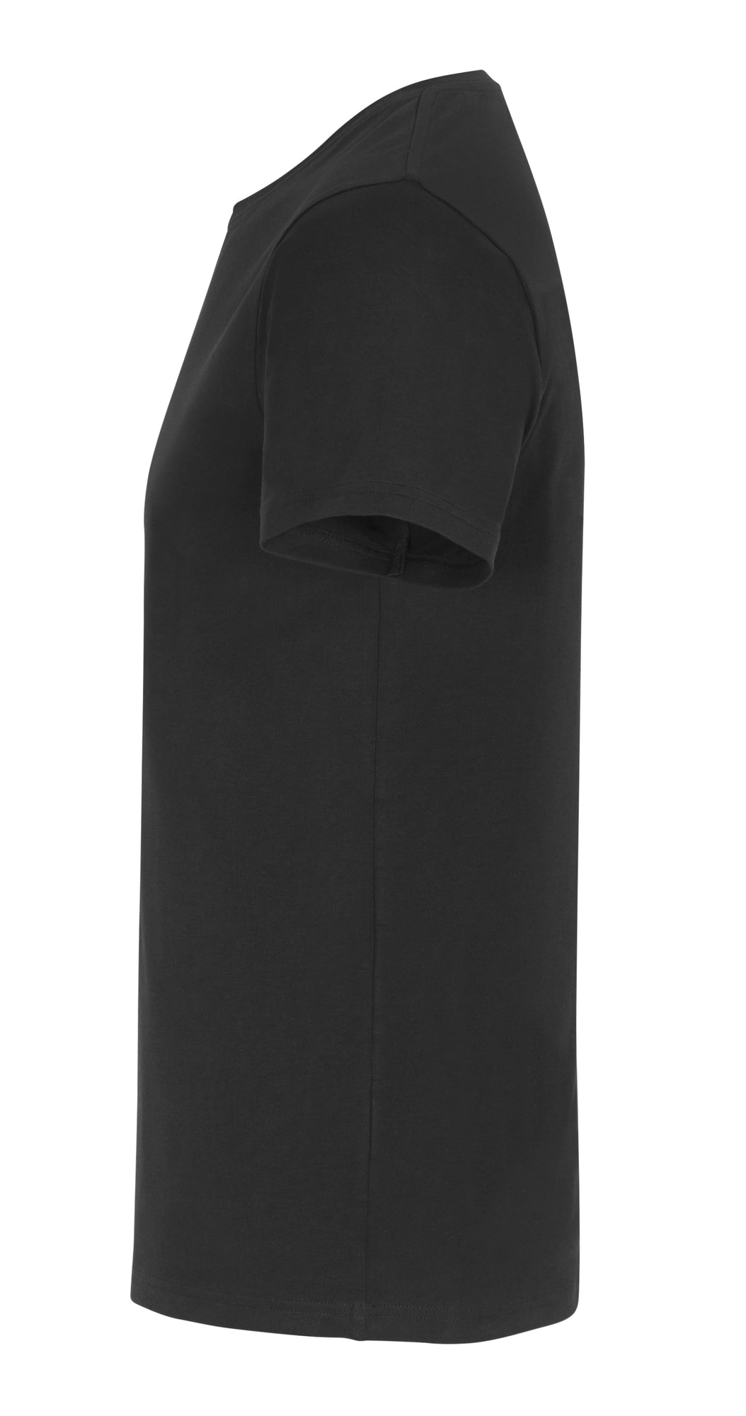 Stretch R-Neck Man Black