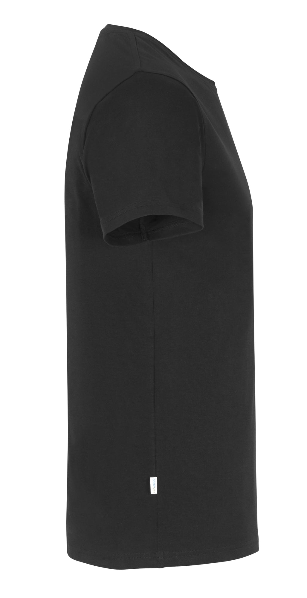 Stretch R-Neck Man Black
