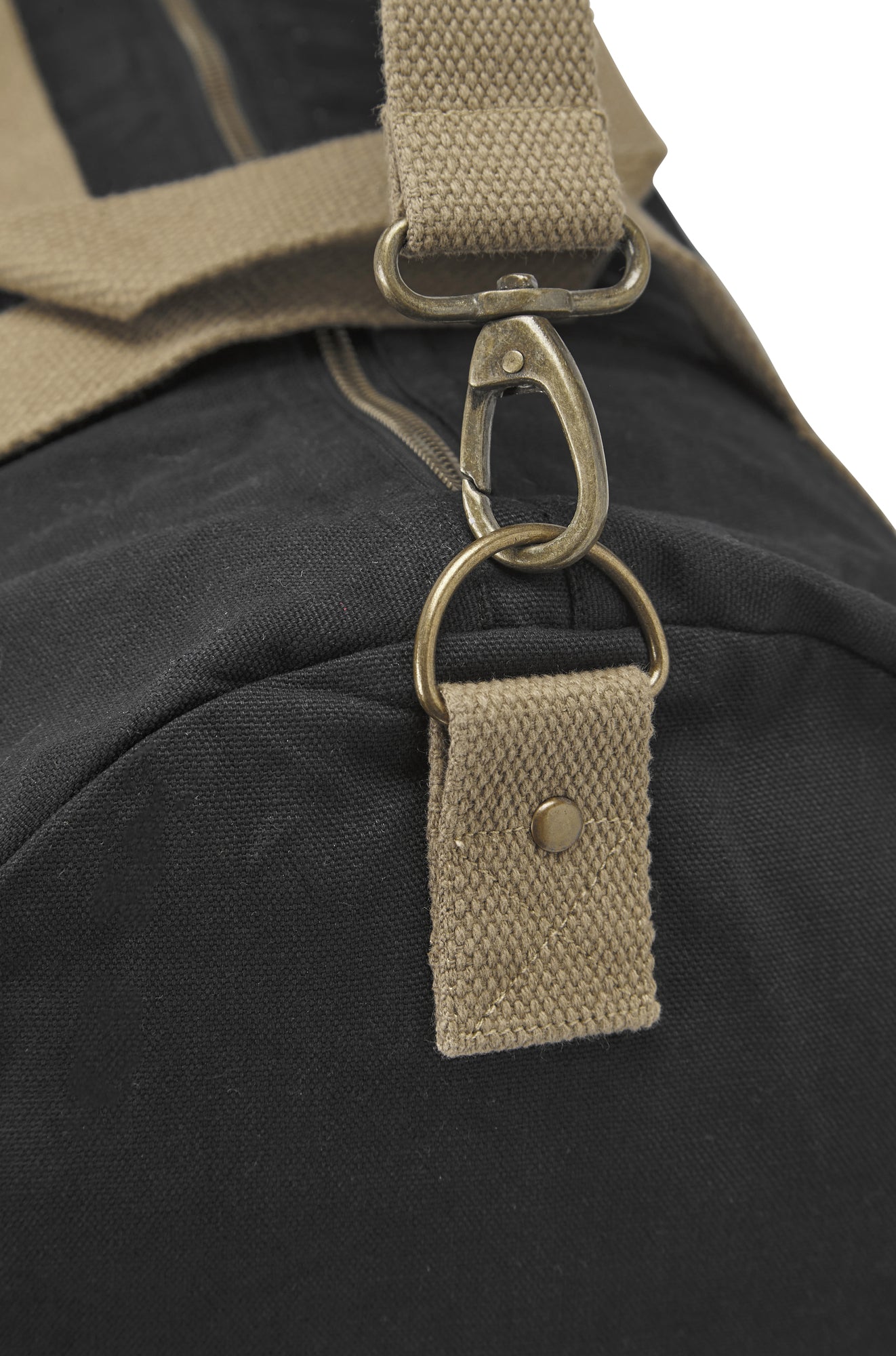 Canvas Dufflebag (GOTS) Black