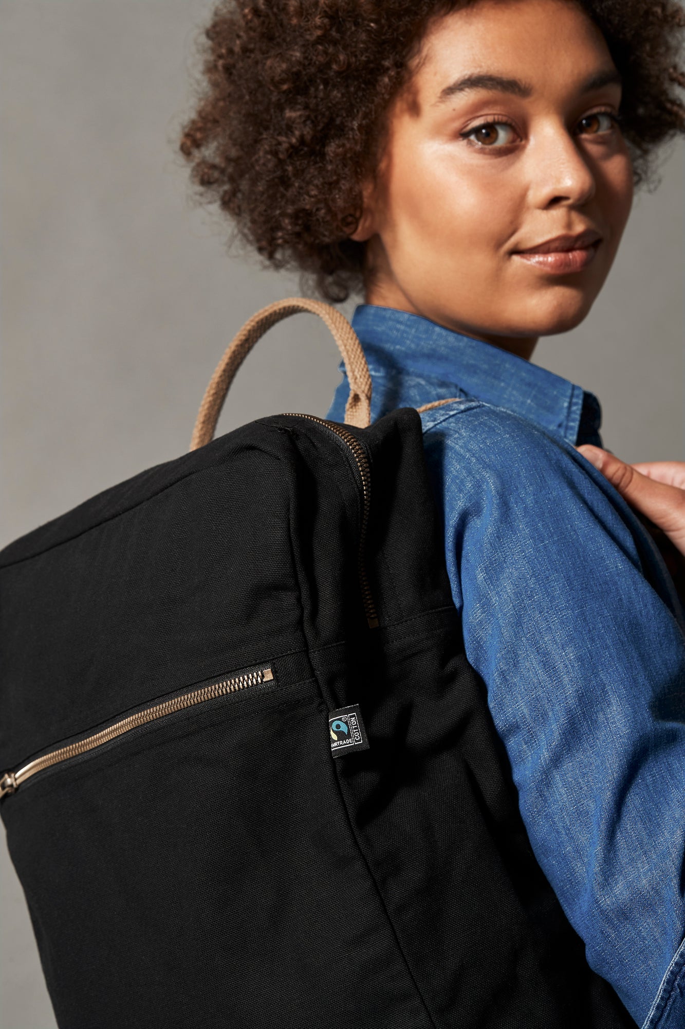 Canvas Daypack (GOTS) Black