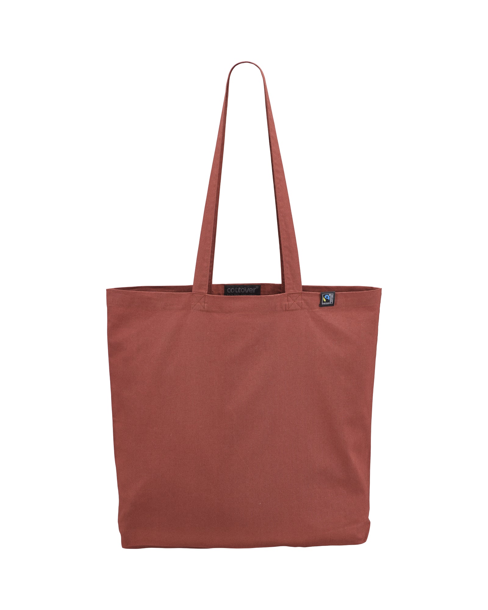 Key Tote Bag (GOTS) Rust Red
