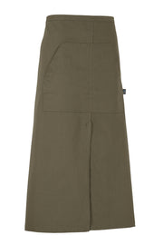 Waist Apron Long (GOTS) Dark Olive