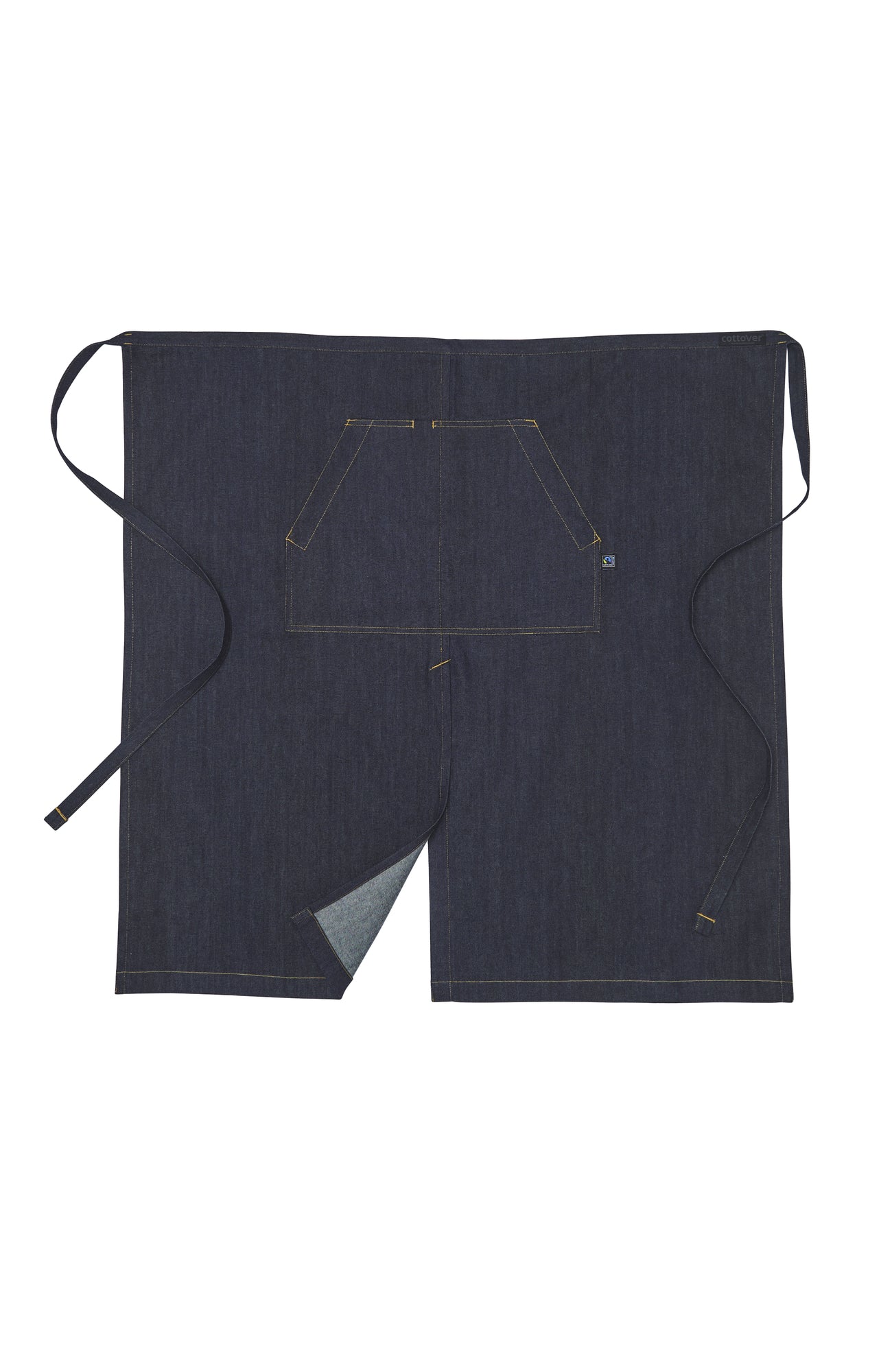Waist Apron Long (GOTS) Dark Blue