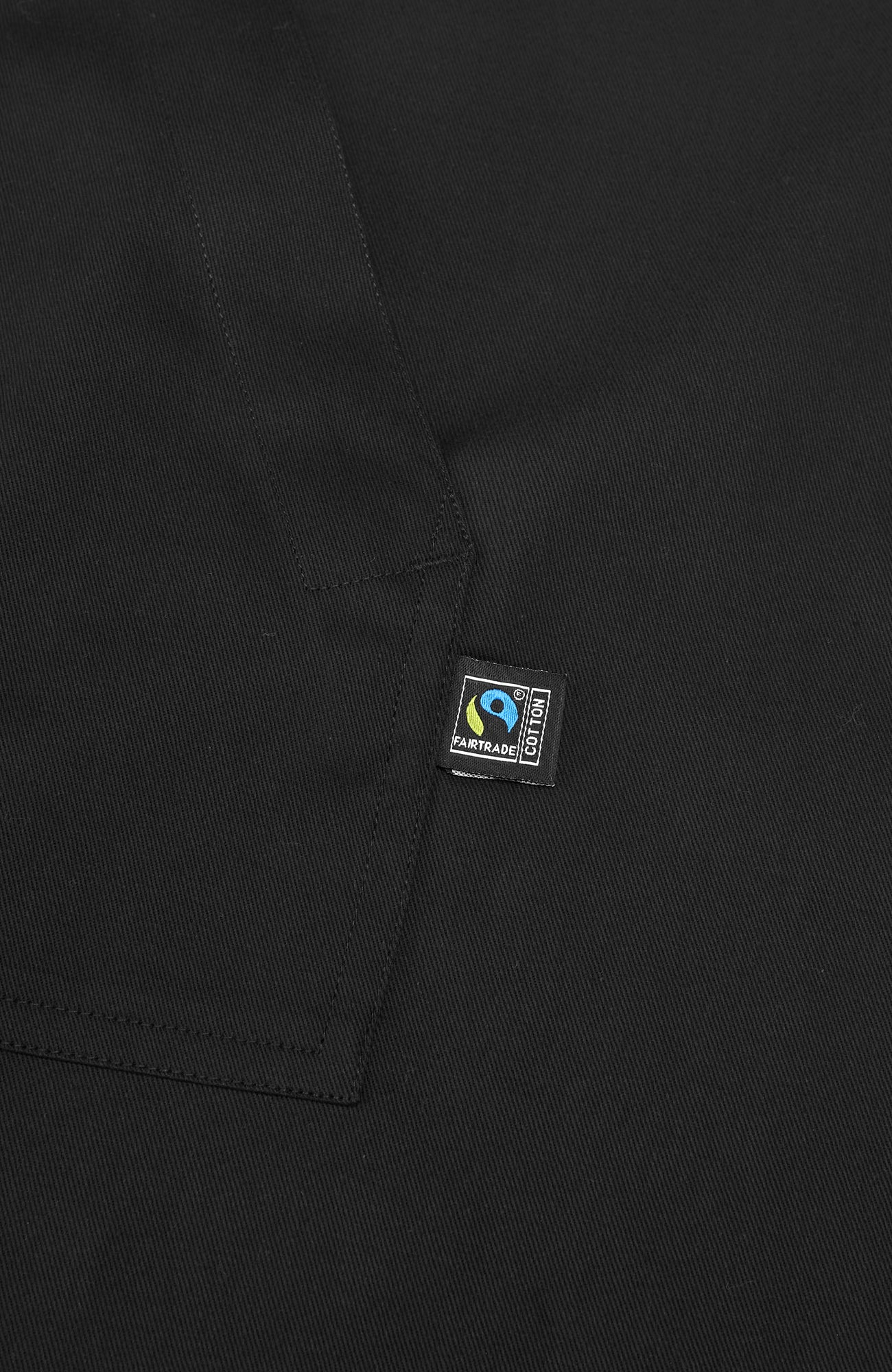 Waist Apron Long (GOTS) Black