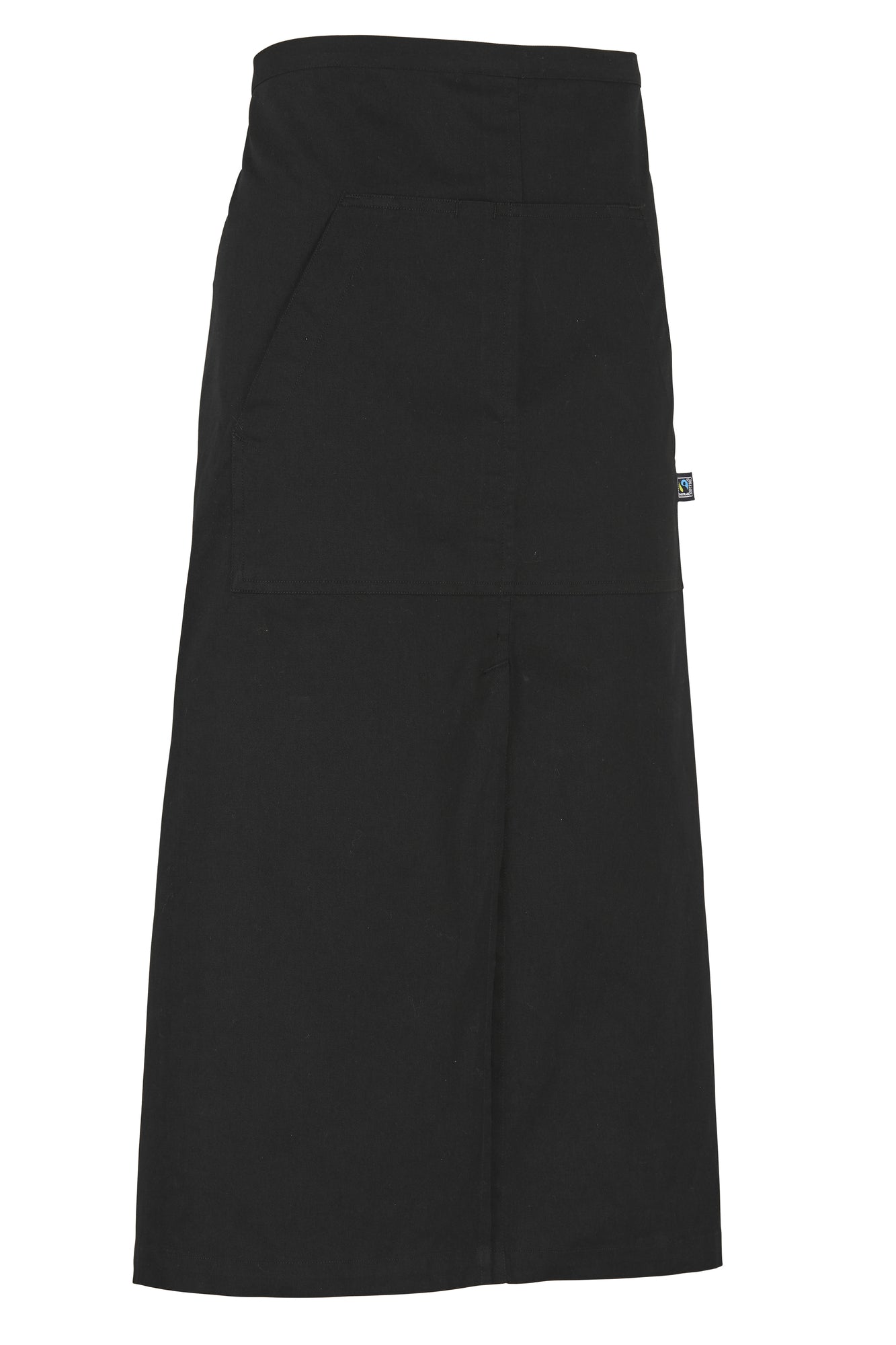 Waist Apron Long (GOTS) Black