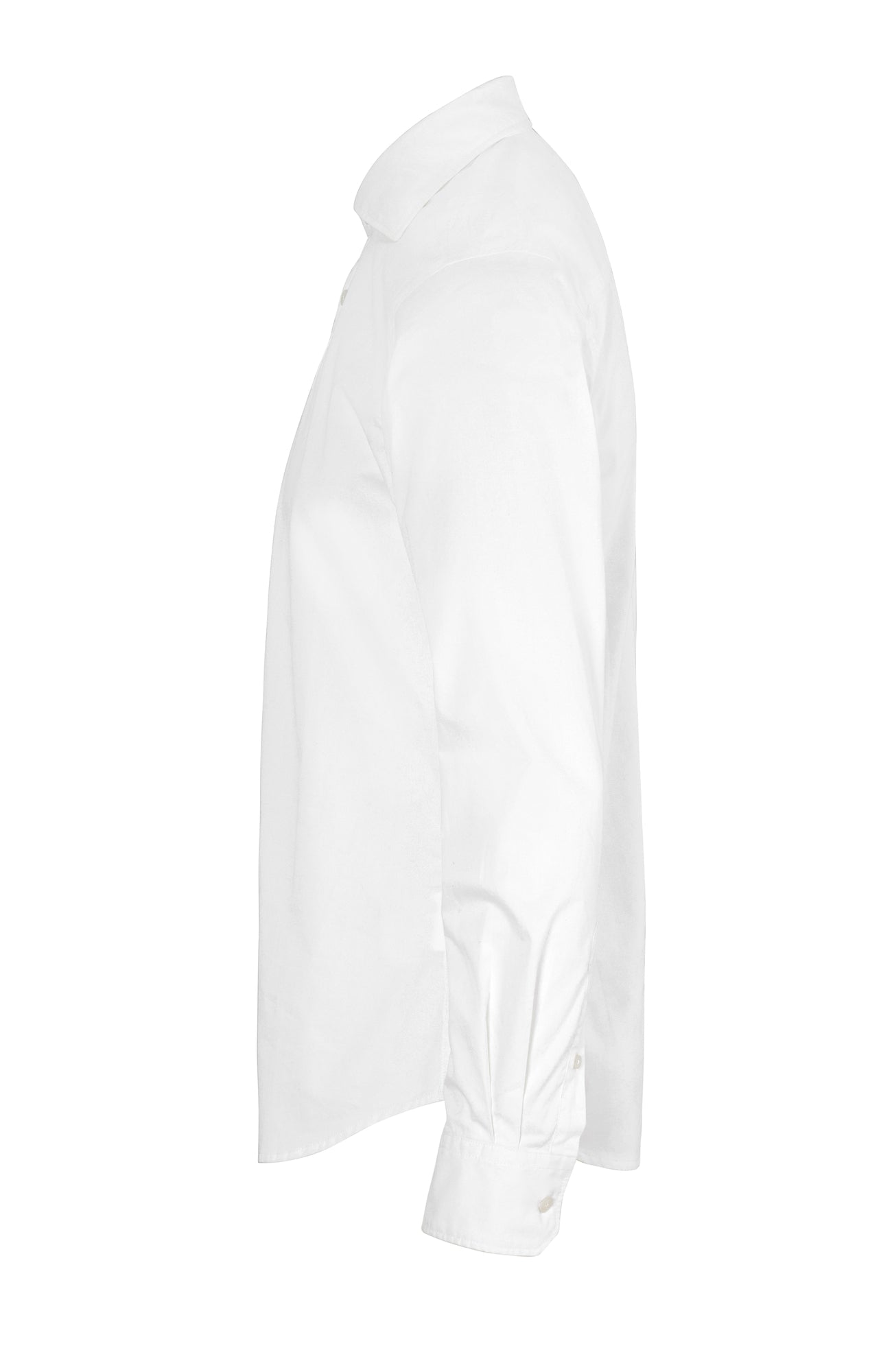 Twill Slim Fit Man White