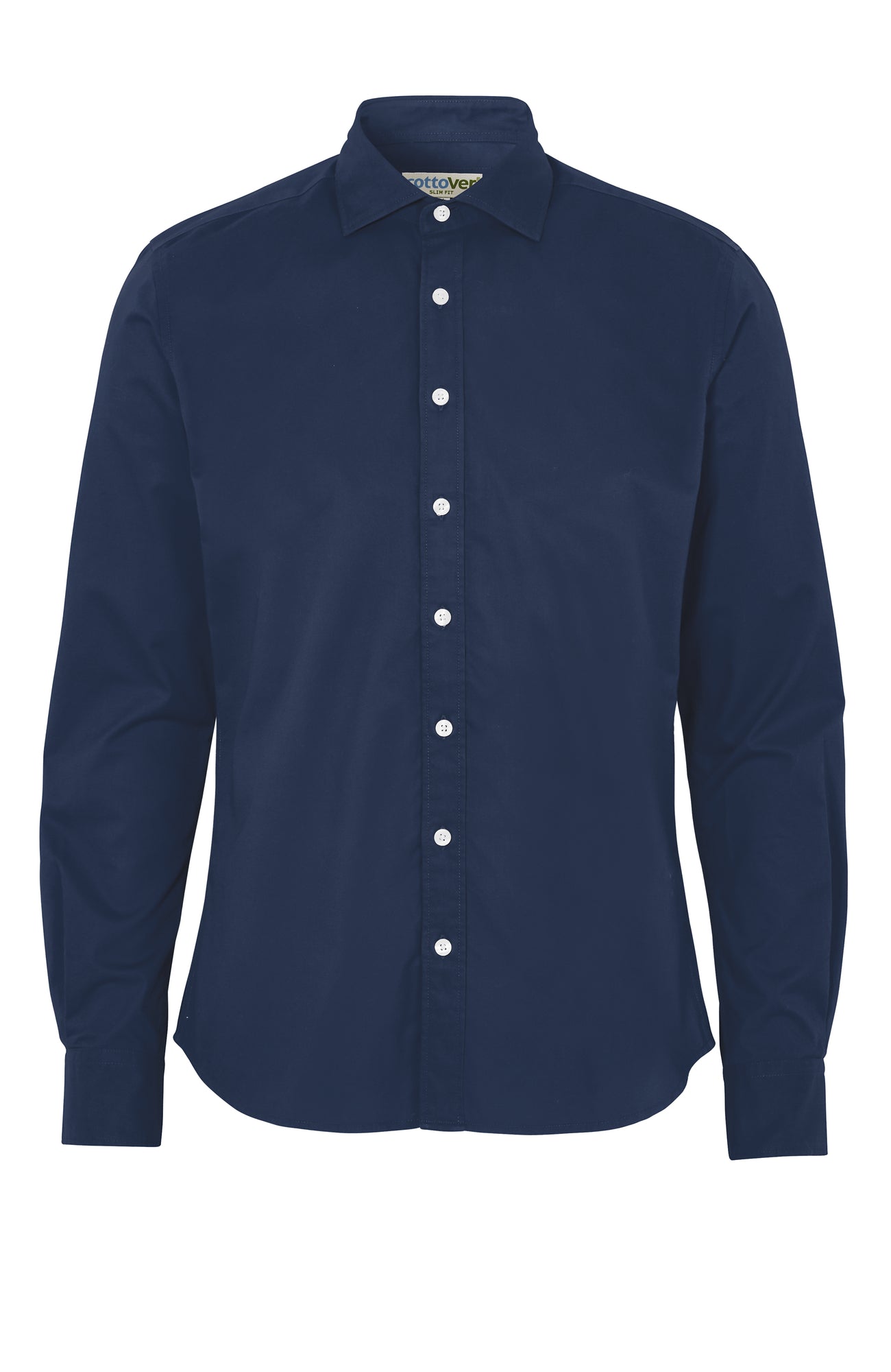 Twill Slim Fit Man Navy