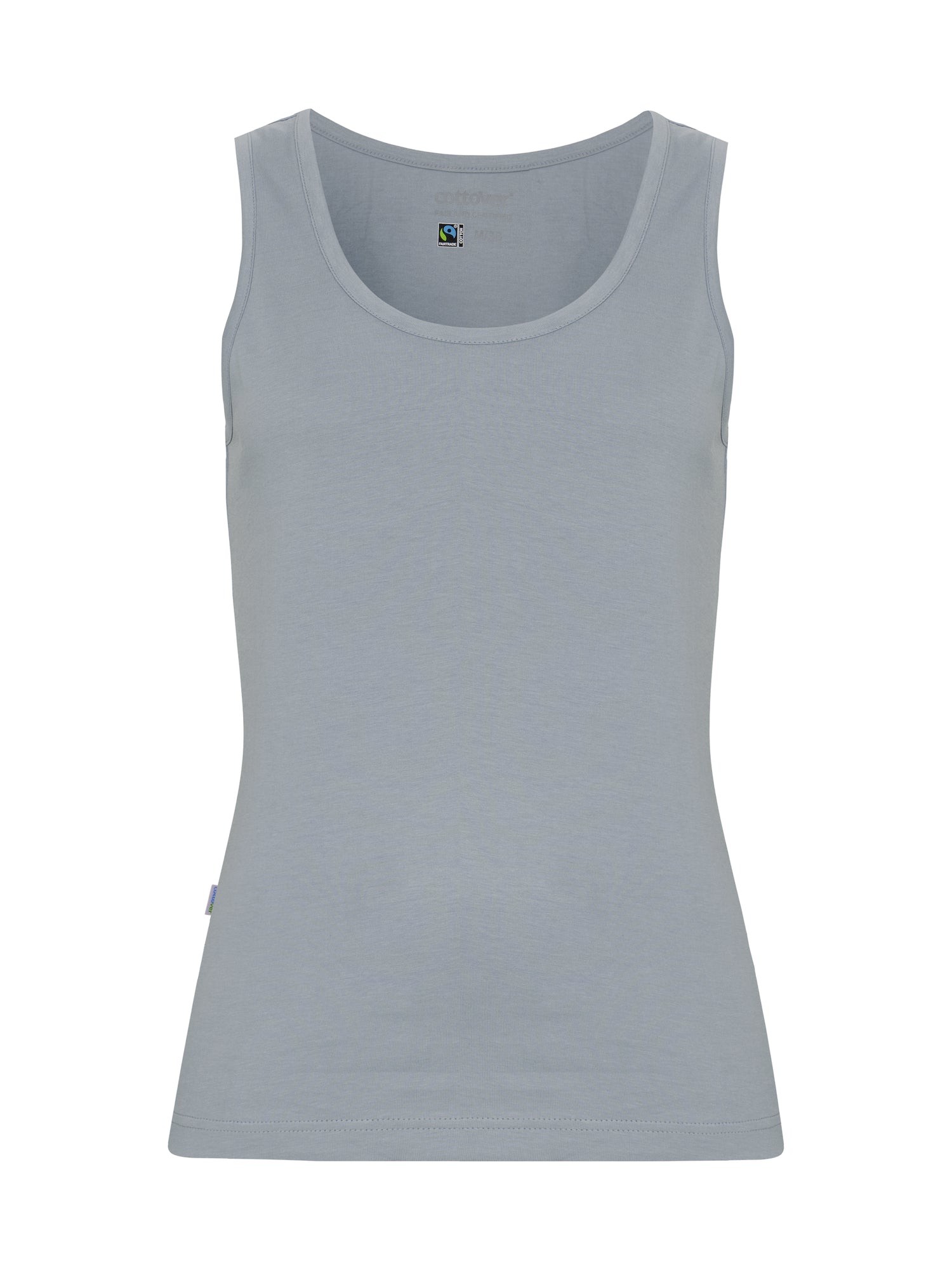 Tanktop Lady (GOTS) Misty Blue