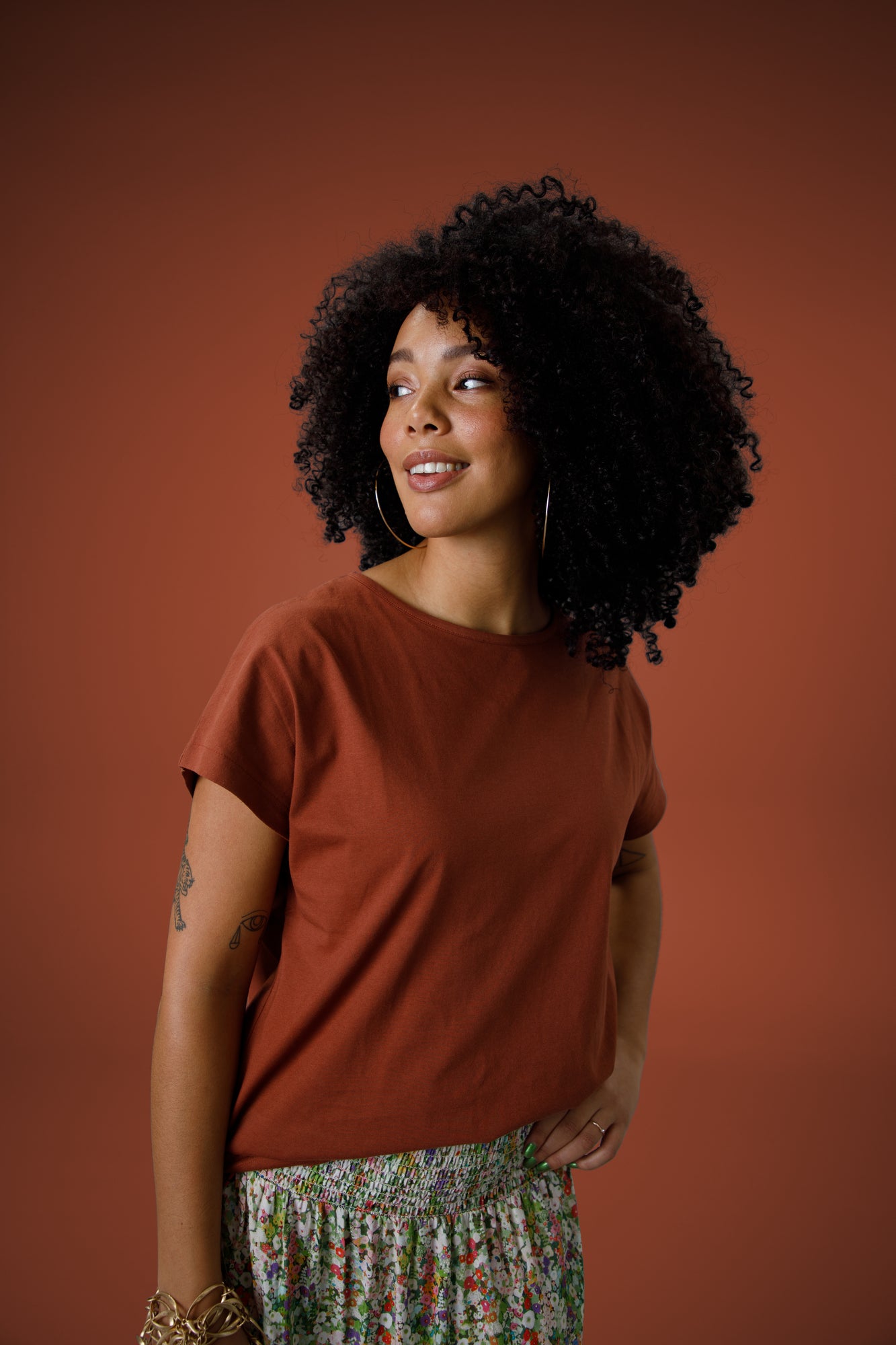 Top Lady (GOTS) Rust Red