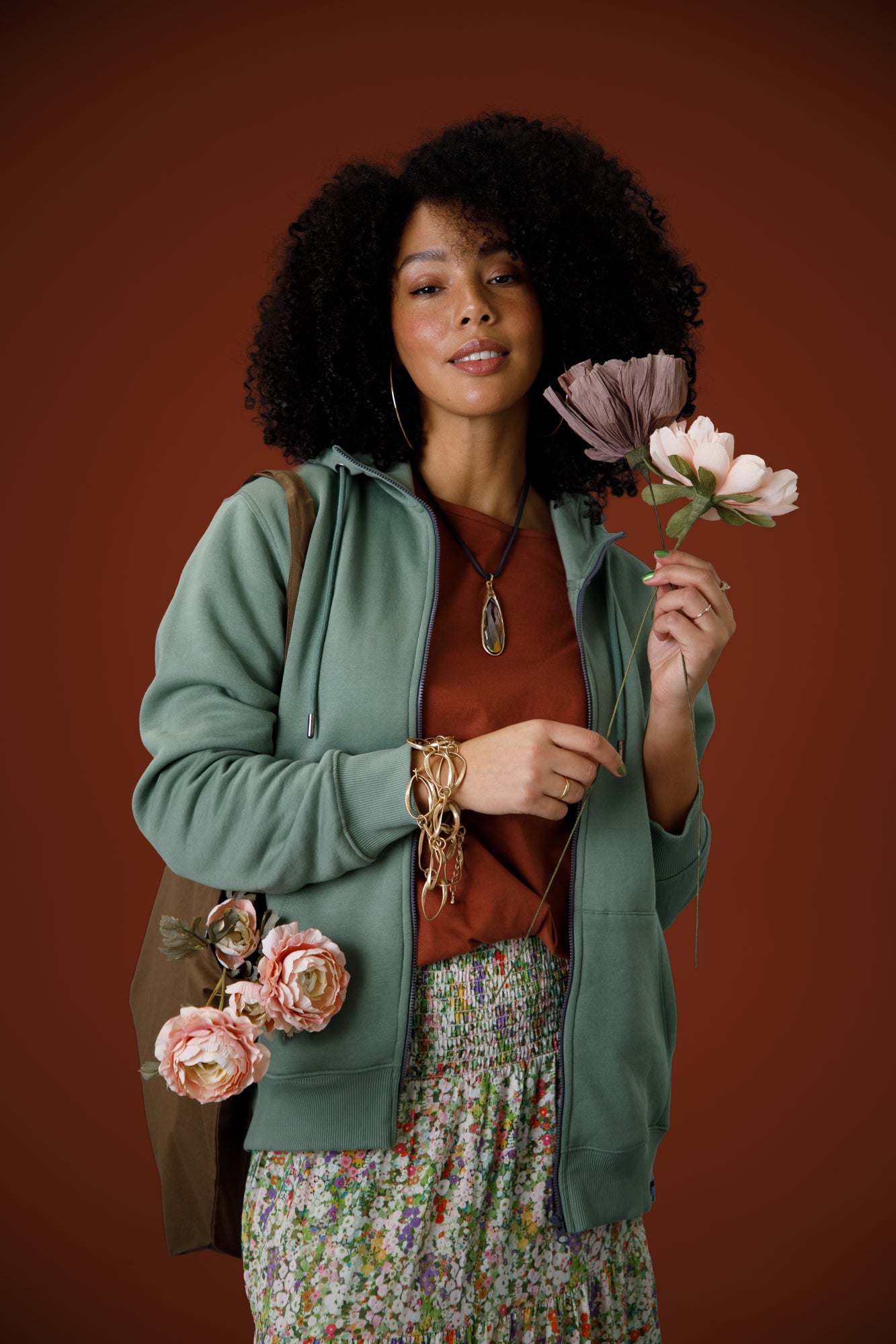 Key FZ Hood Lady Dusty Green