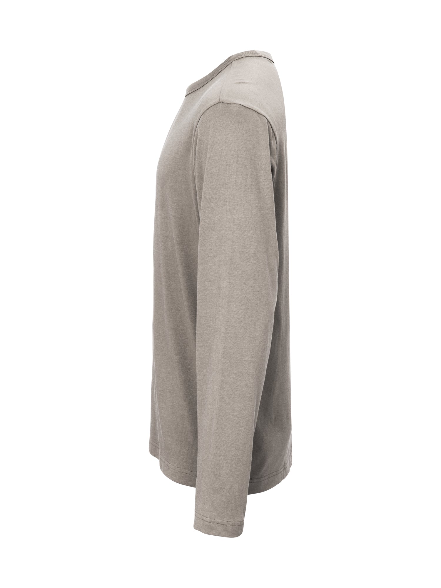 Relaxed T-shirt LS (GOTS) Dk Sand