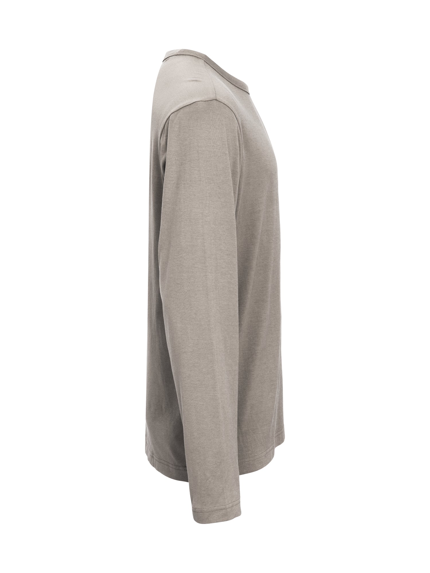 Relaxed T-shirt LS (GOTS) Dk Sand