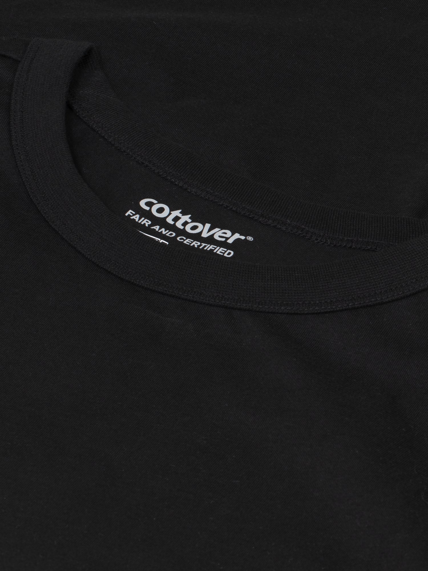 Relaxed T-shirt LS (GOTS) Black