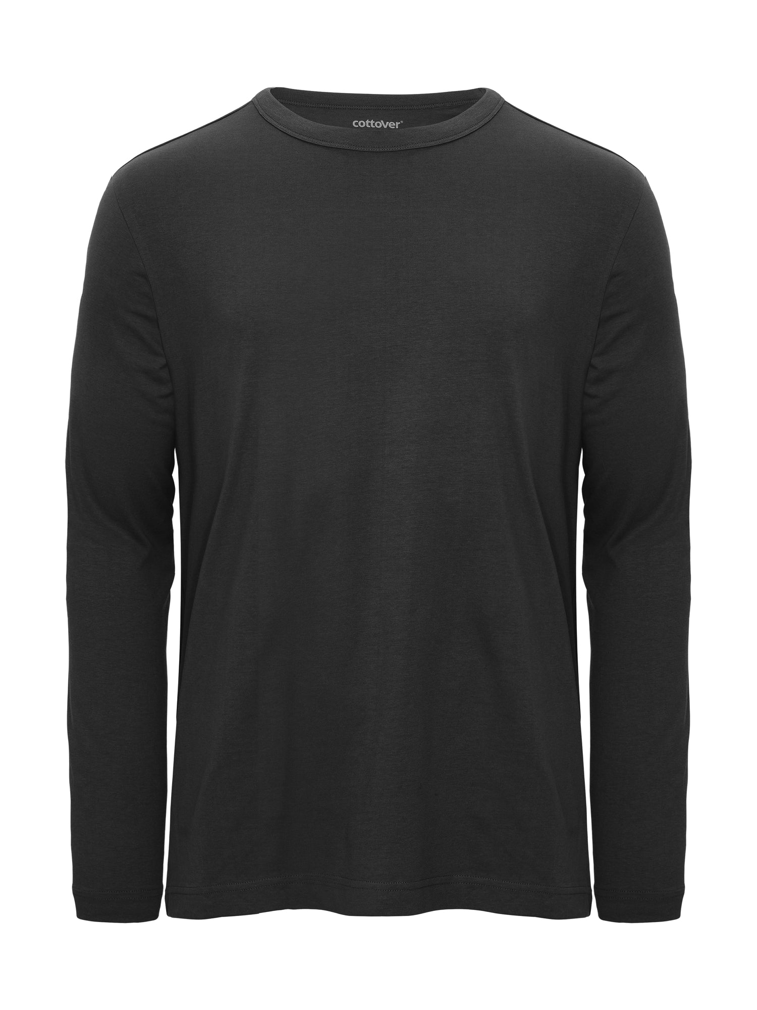 Relaxed T-shirt LS (GOTS) Black